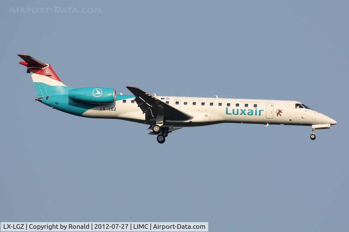 LX-LGZ, 2000 Embraer EMB-145LU (ERJ-145LU) C/N 145258, at mxp