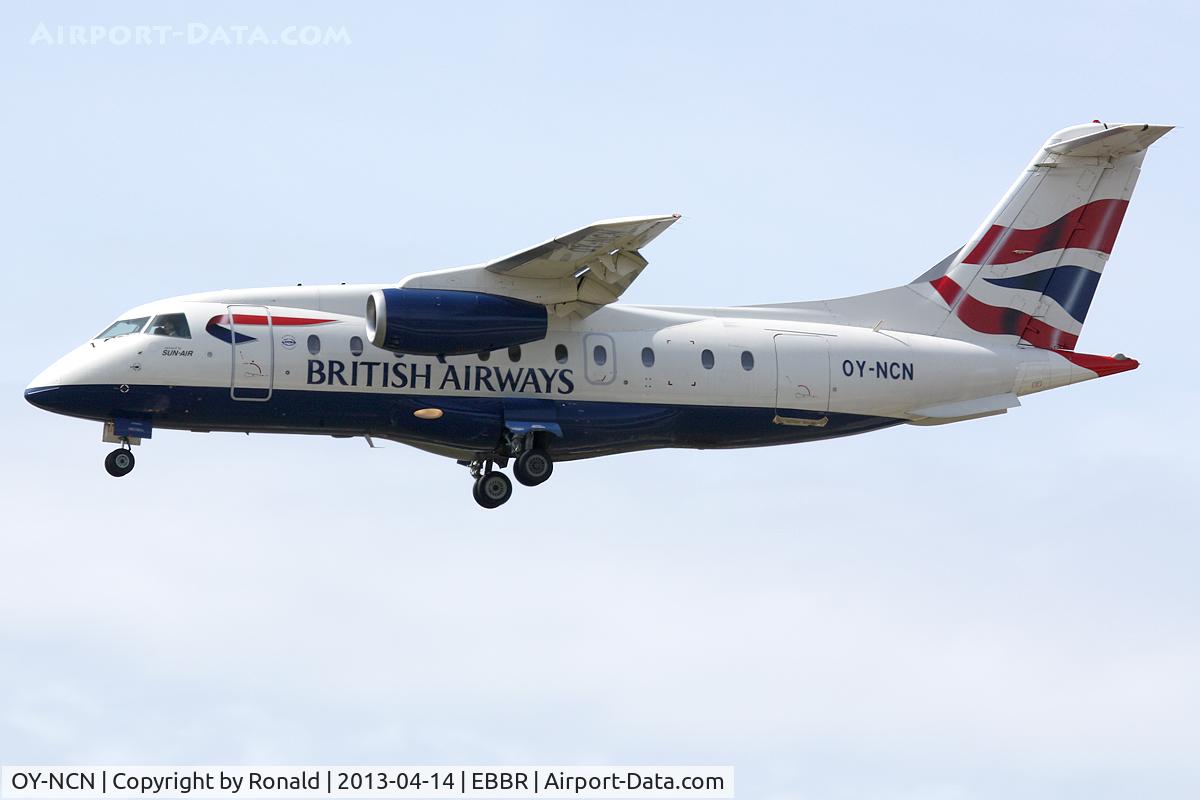 OY-NCN, 2001 Fairchild Dornier 328-310 328JET C/N 3193, at bru