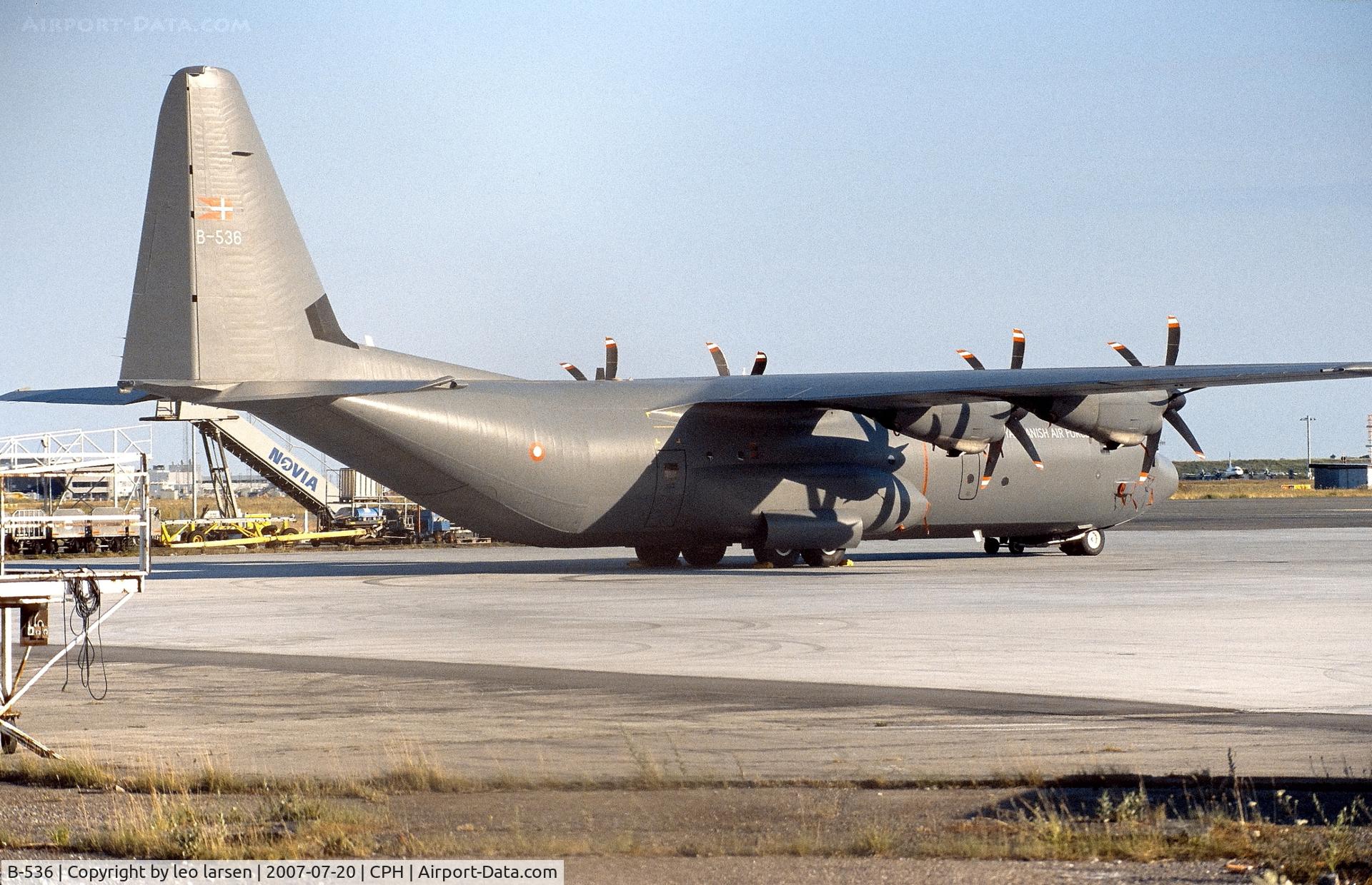 B-536, 2003 Lockheed Martin C-130J-30 Super Hercules C/N 382-5536, Copenhagen 20.7.2007