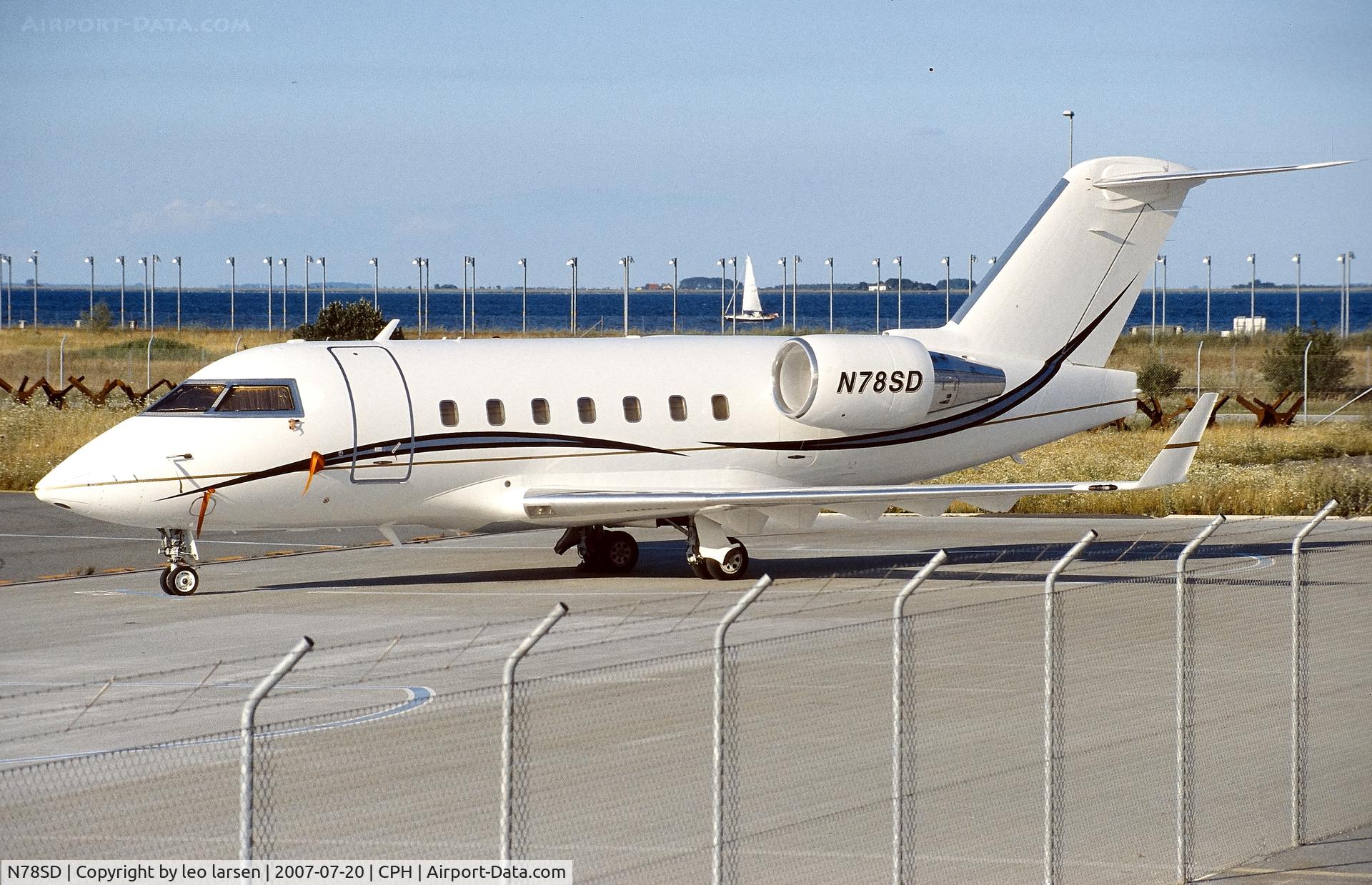 N78SD, 2007 Bombardier Challenger 605 (CL-600-2B16) C/N 5728, Copenhagen 20.7.2007