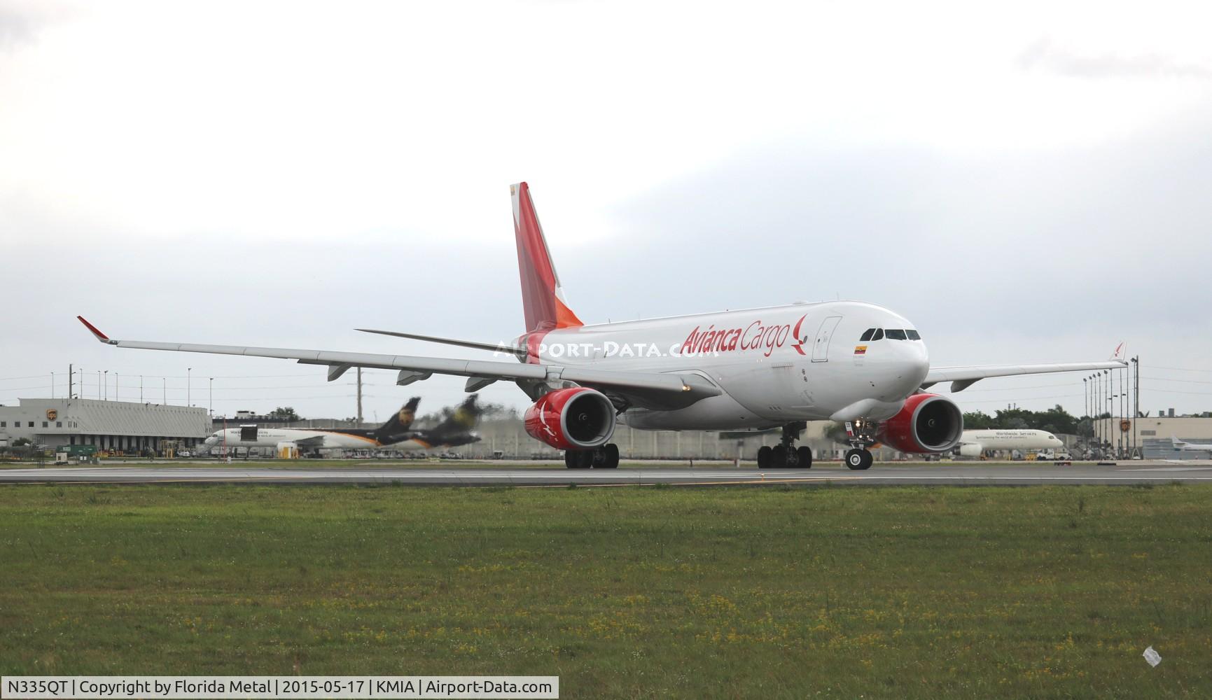 N335QT, 2014 Airbus A330-243F C/N 1534, AVA Cargo A332F zx MIA-SDQ