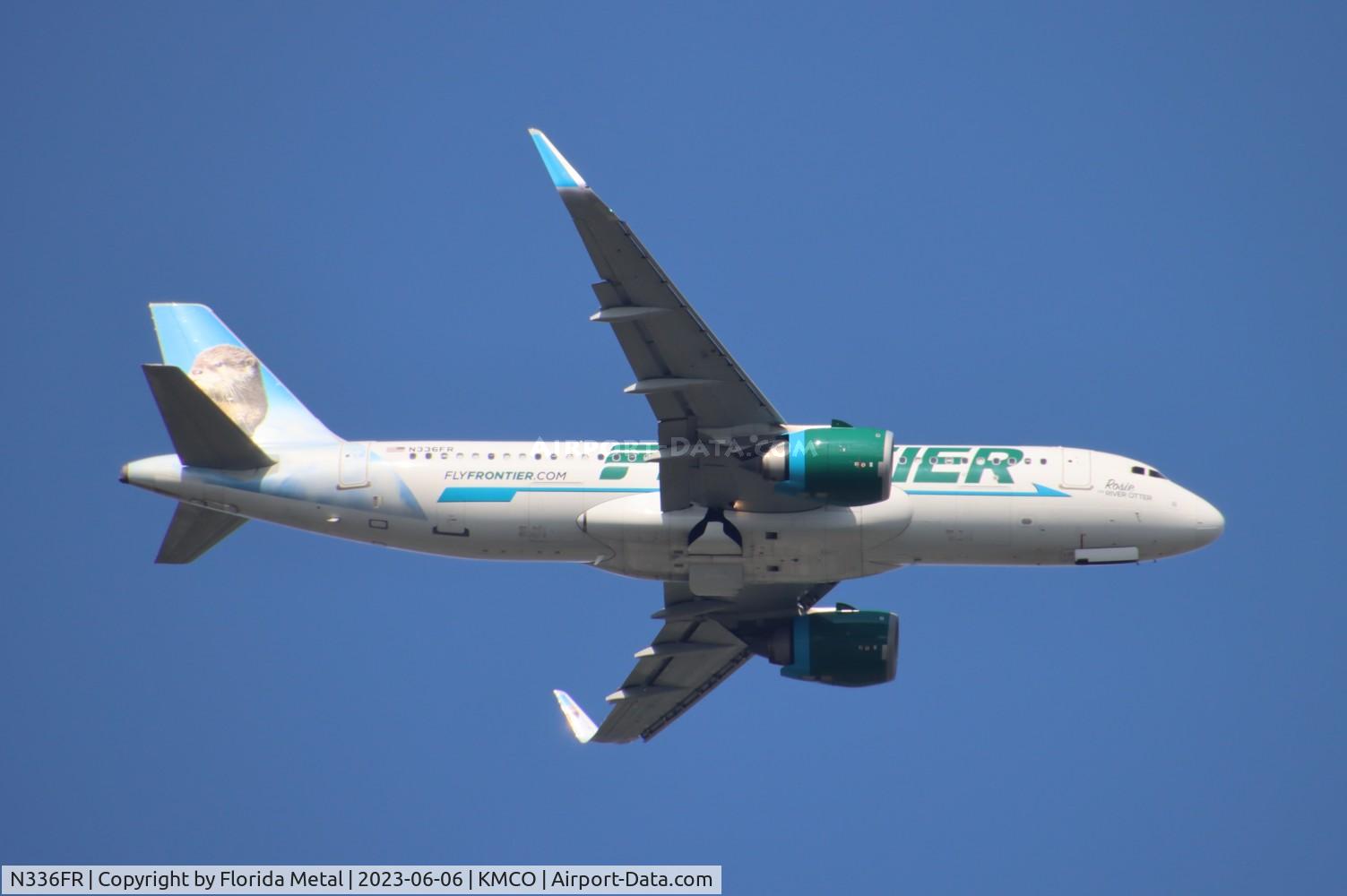N336FR, 2018 Airbus A320-251NEO C/N 8357, FFT A32N Rosie zx RDU-MCO