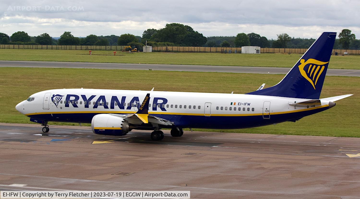 EI-IFW, 2023 Boeing 737-8-200 MAX C/N 62344, At Luton Airport