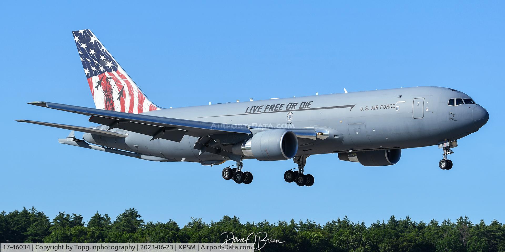 17-46034, 2018 Boeing KC-46A Pegasus C/N 34114, STARK98 returning