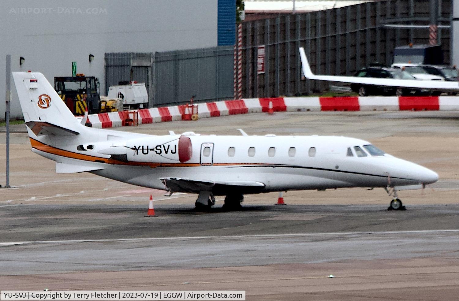 YU-SVJ, 2014 Cessna 560 Citation C/N 560-6178, At Luton Airport
