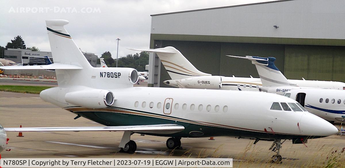 N780SP, 1991 Dassault Falcon 900 C/N 93, At Luton Airport