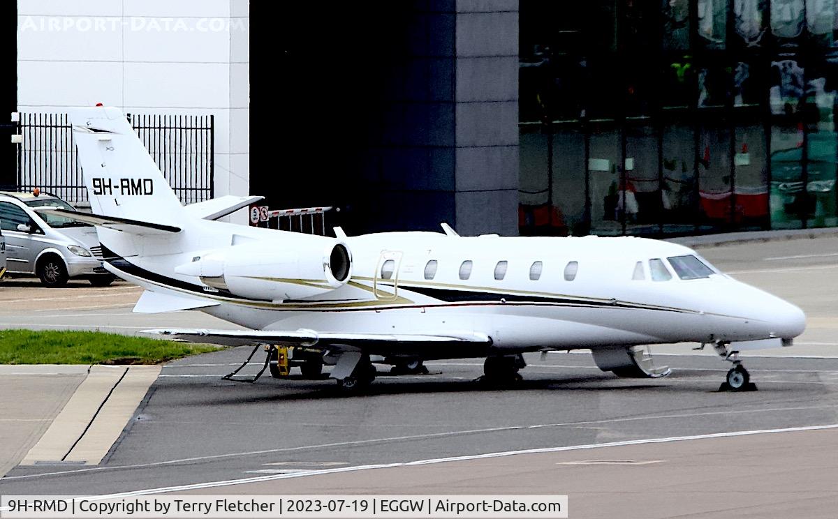 9H-RMD, 2002 Cessna 560XL Citation Excel C/N 560-5249, At Luton Airport