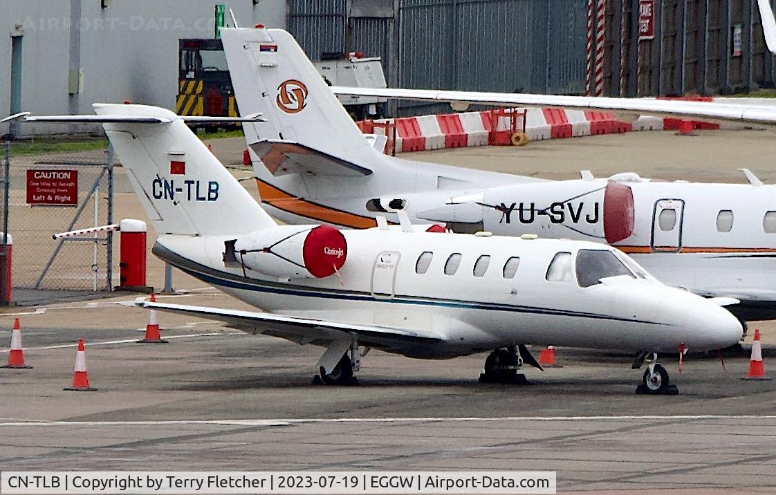 CN-TLB, 1999 Cessna 525 CitationJet C/N 525-0312, At Luton Airport