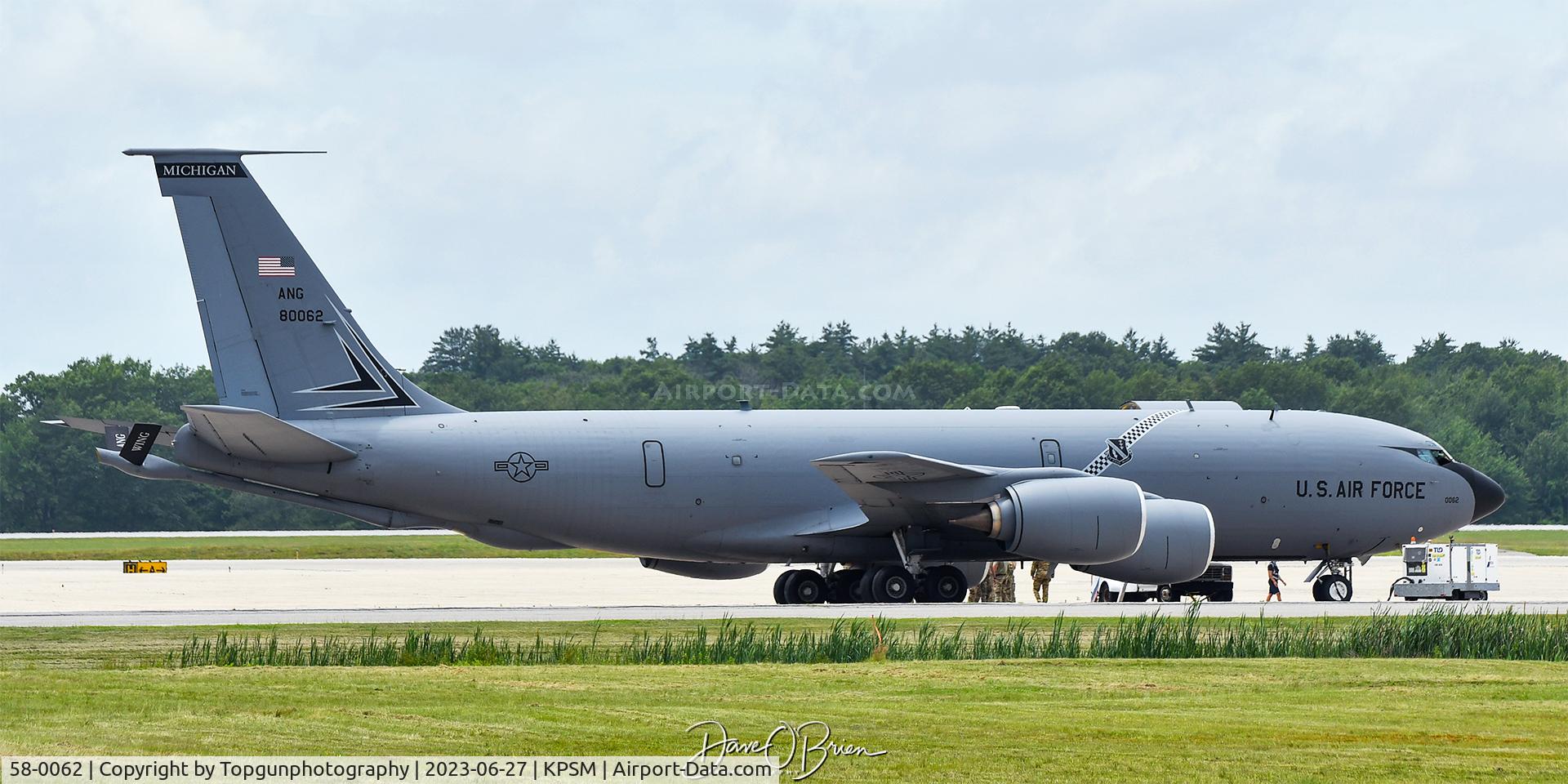 58-0062, 1958 Boeing KC-135T Stratotanker C/N 17807, MOTOWN2 sitting on the ramp