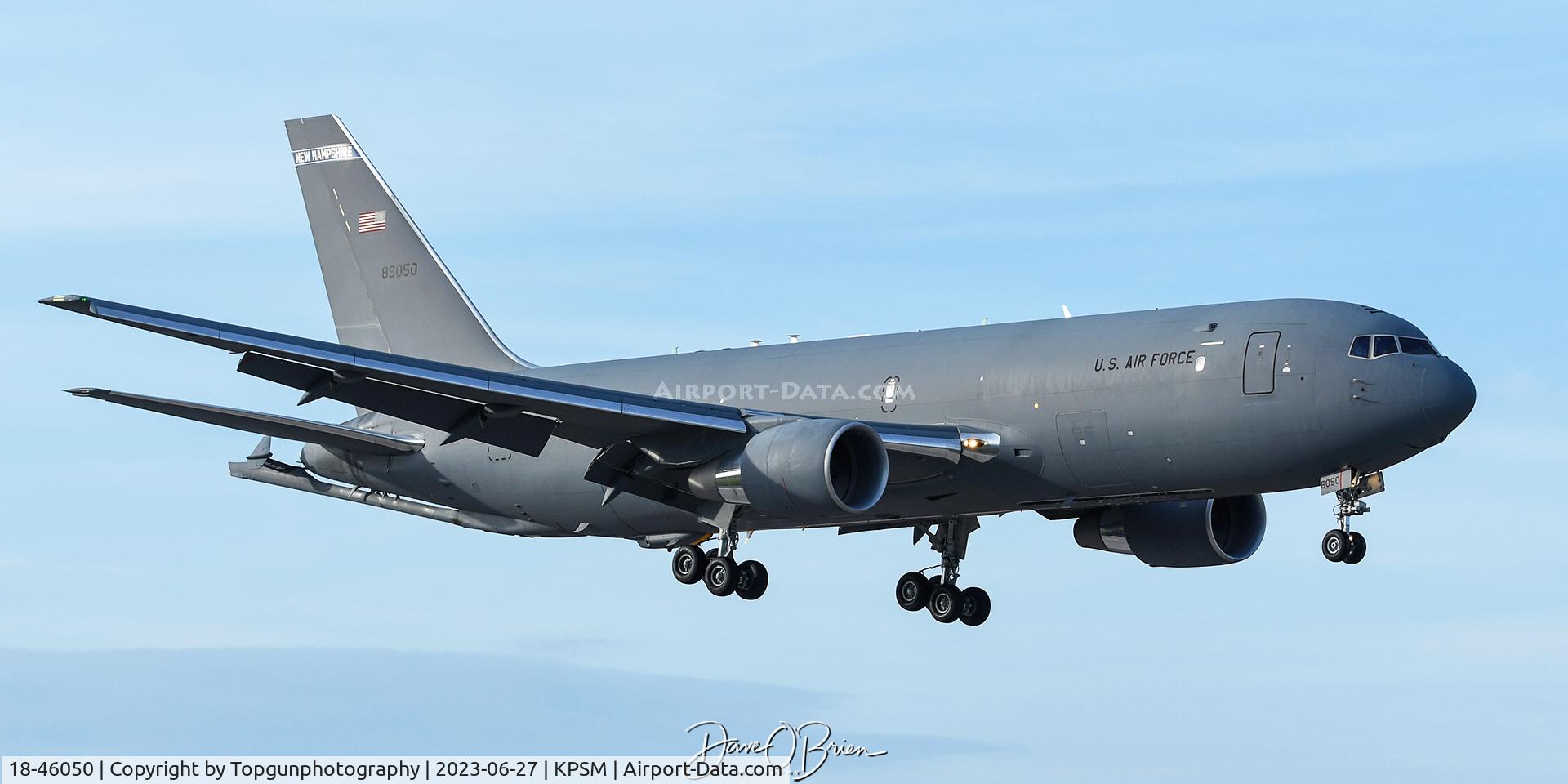 18-46050, 2018 Boeing KC-46A Pegasus (767-2LKC) C/N 34052, FLAM31 returns from dragging aircraft overseas