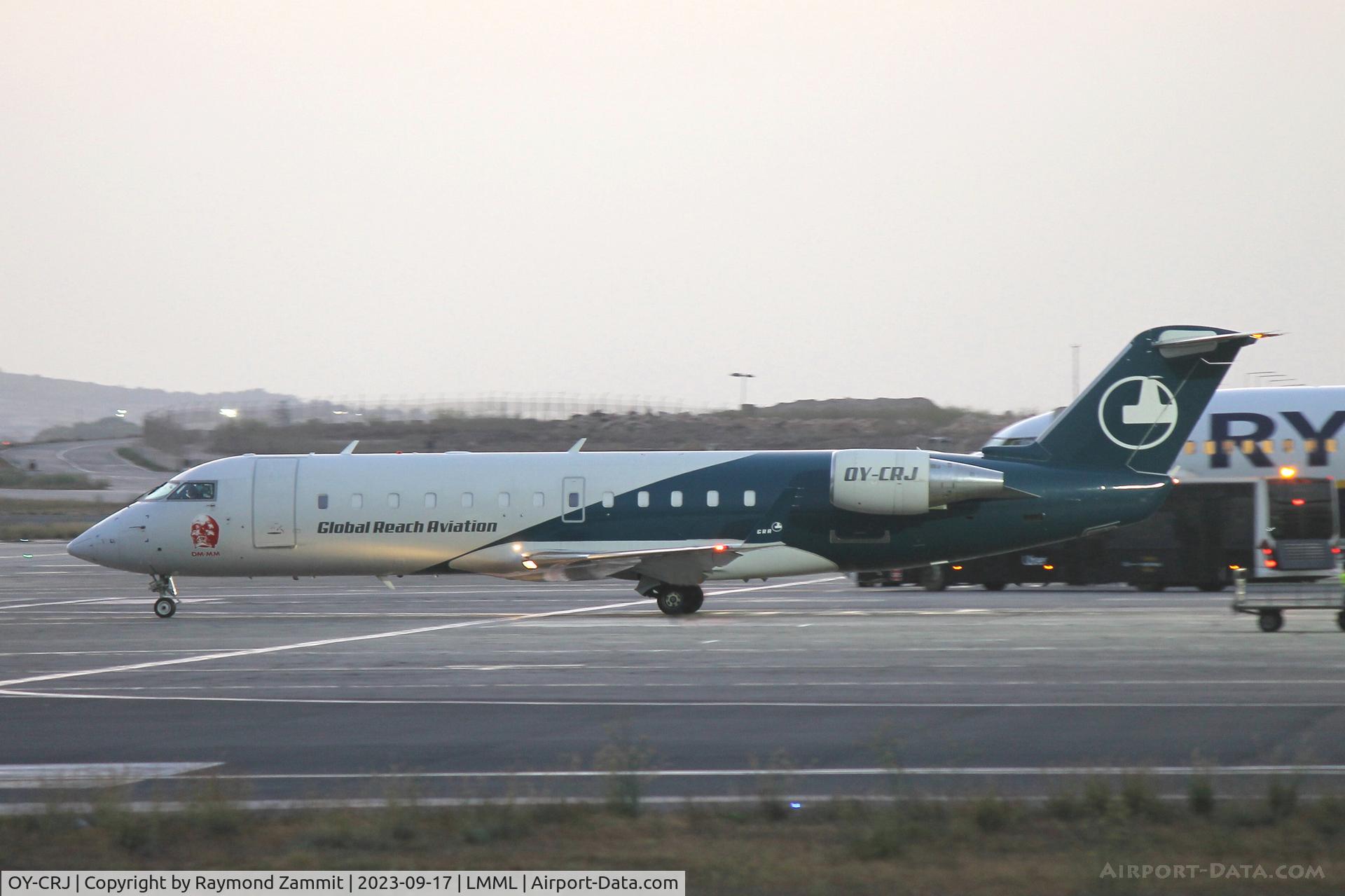 OY-CRJ, 2000 Canadair CRJ-200LR (CL-600-2B19) C/N 7384, Canadair CRJ-200LR OY-CRG Global Reach Aviation