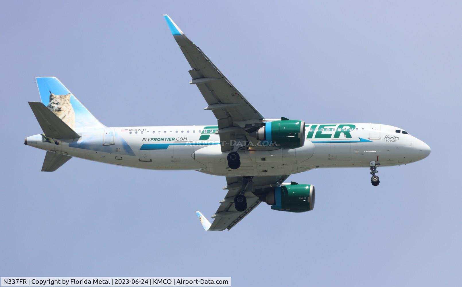 N337FR, 2018 Airbus A320-251N C/N 8380, FFT A32N Hunter zx LGA-MCO