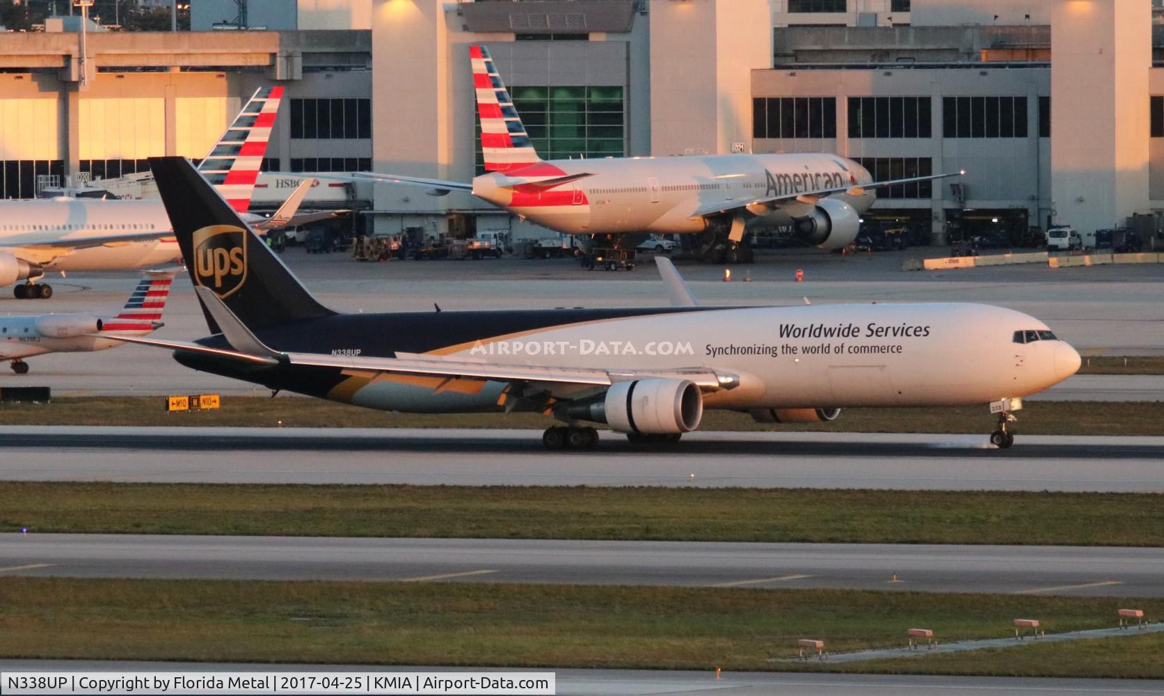N338UP, 2010 Boeing 767-34AF C/N 37944, UPS 767-300F zx SDF-MIA