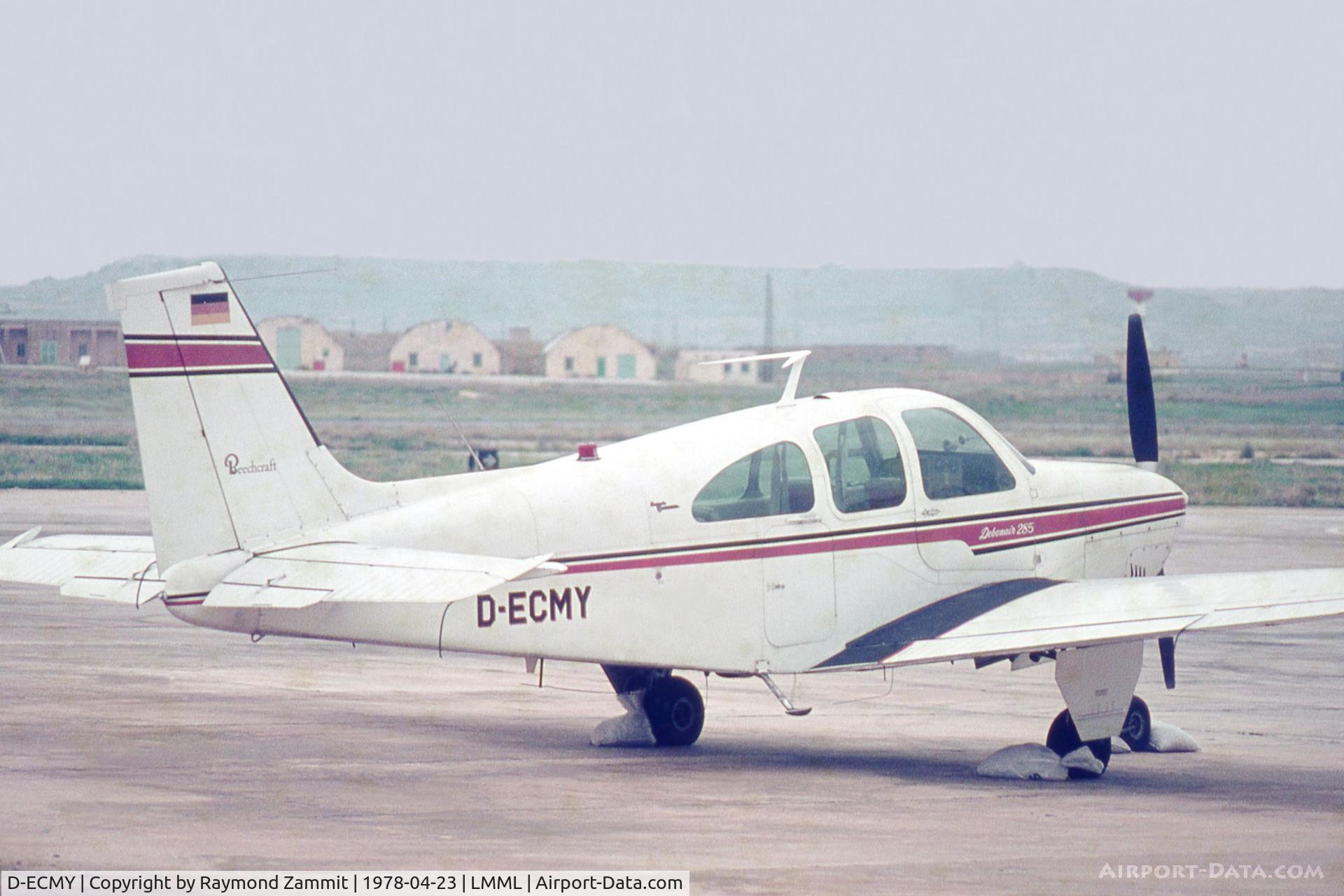 D-ECMY, Beechcraft C33A Debonair C/N CE-59, Beechcraft C33A Debonair D-ECMY