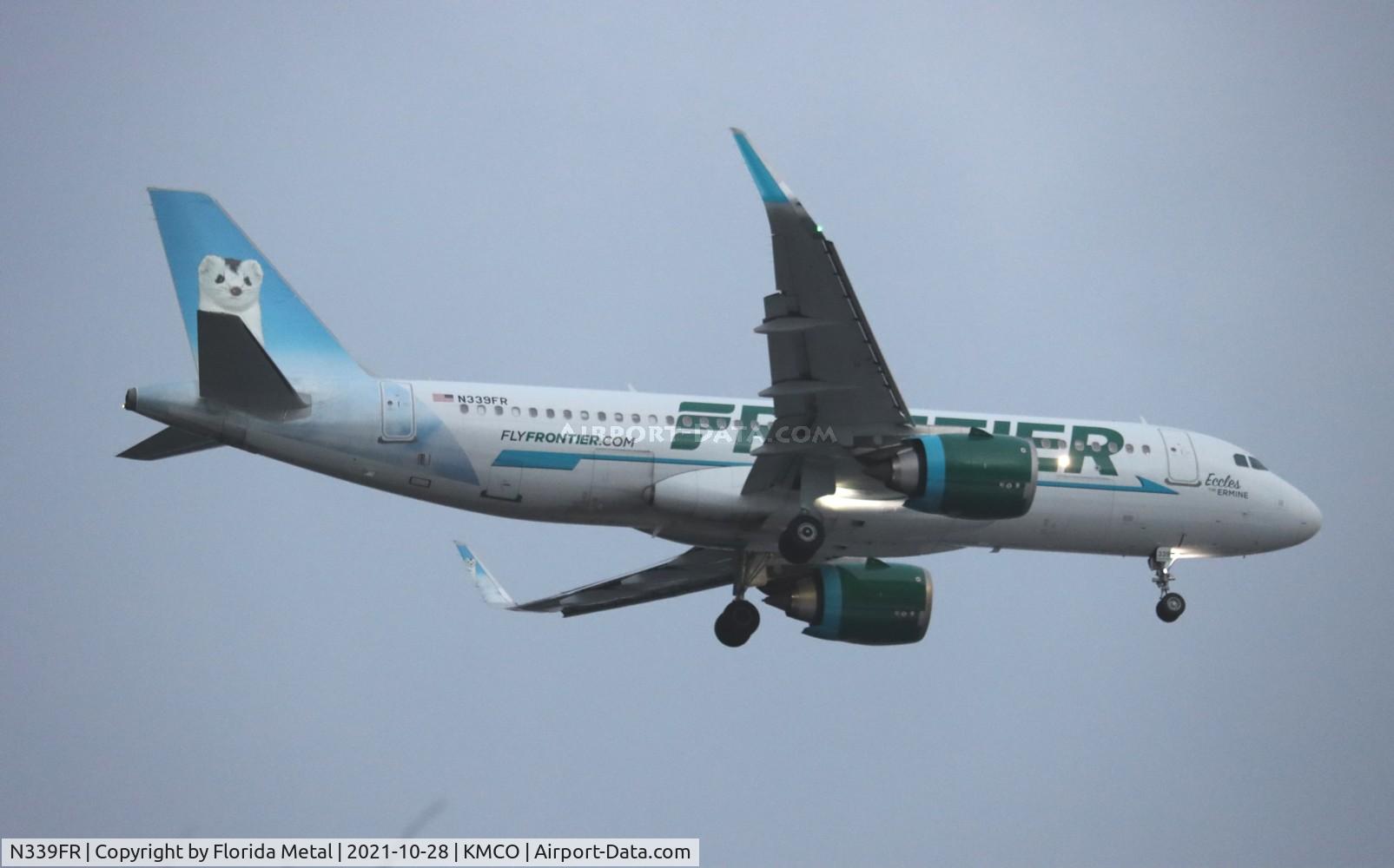 N339FR, 2018 Airbus A320-251N C/N 8535, FFT A32N Eccles zx CLT-MCO