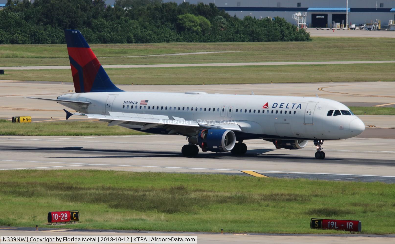 N339NW, 1992 Airbus A320-212 C/N 367, DAL A320 zx BOS-TPA