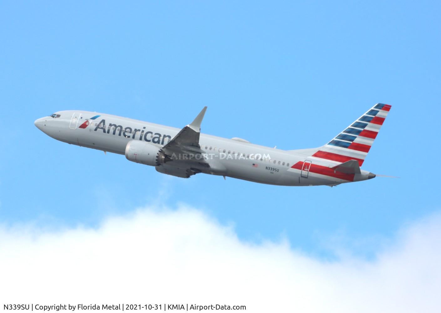 N339SU, 2020 Boeing 737-8 MAX C/N 44485, AAL 737-8 MAX MIA-JFK