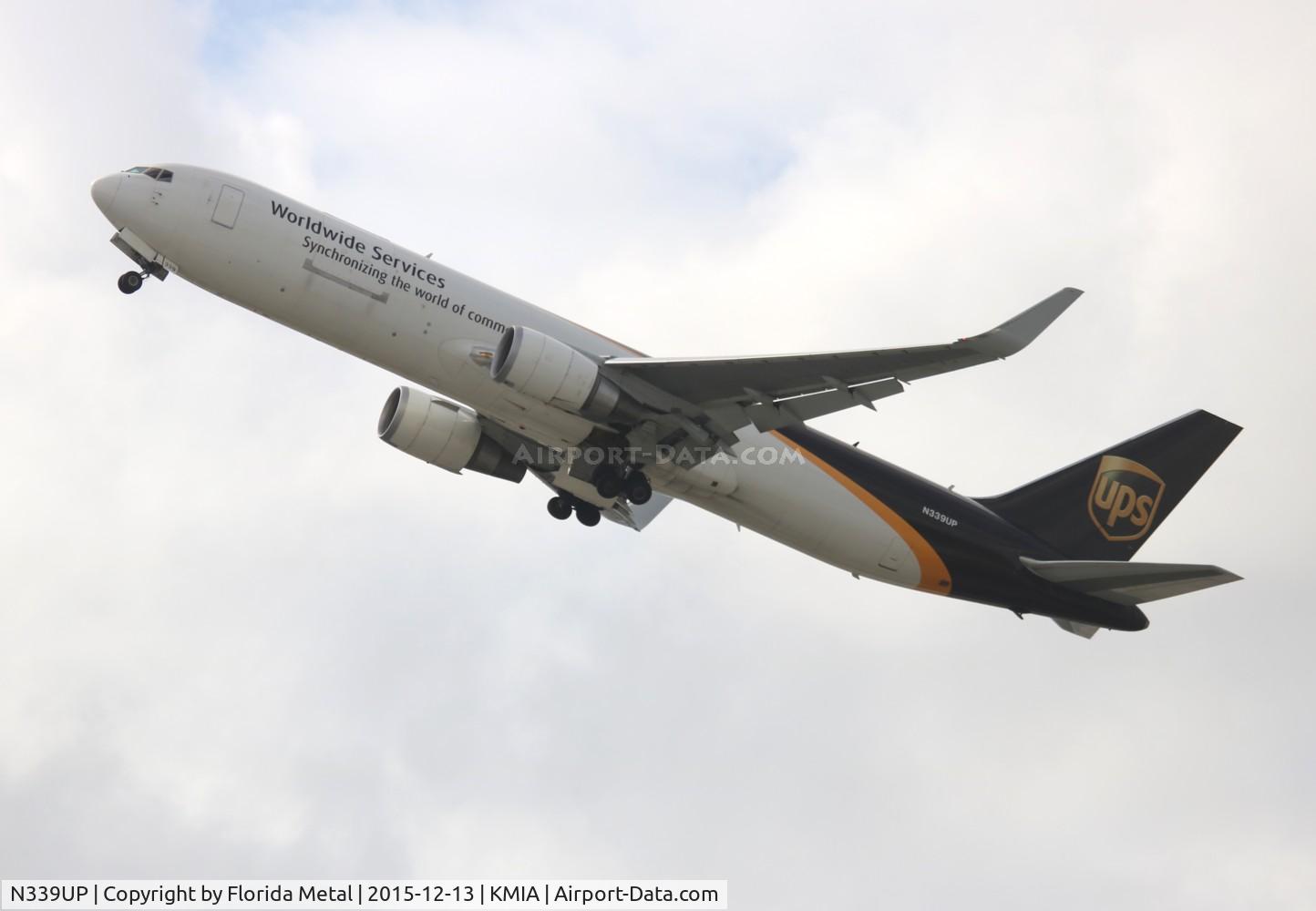 N339UP, 2010 Boeing 767-34A(ER)/F C/N 37859, UPS 767-300 zx MIA-VCP