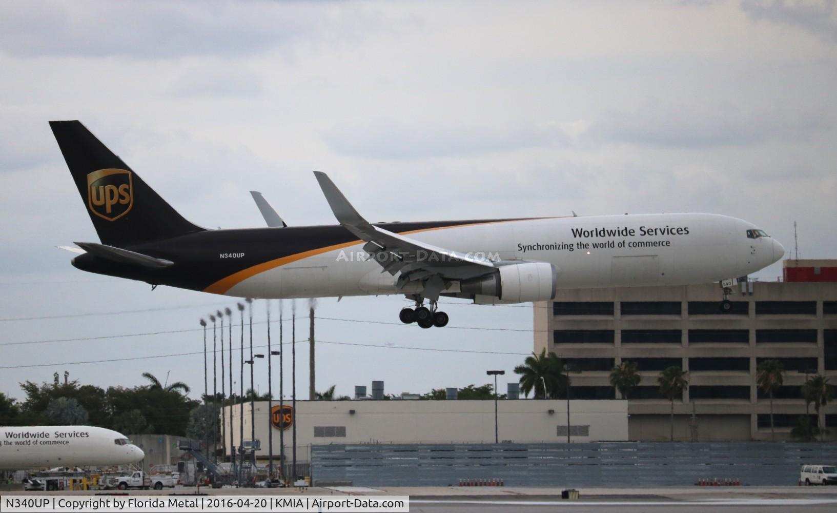 N340UP, 2010 Boeing 767-34AF C/N 37860, UPS 767-300F zx SDF-MIA