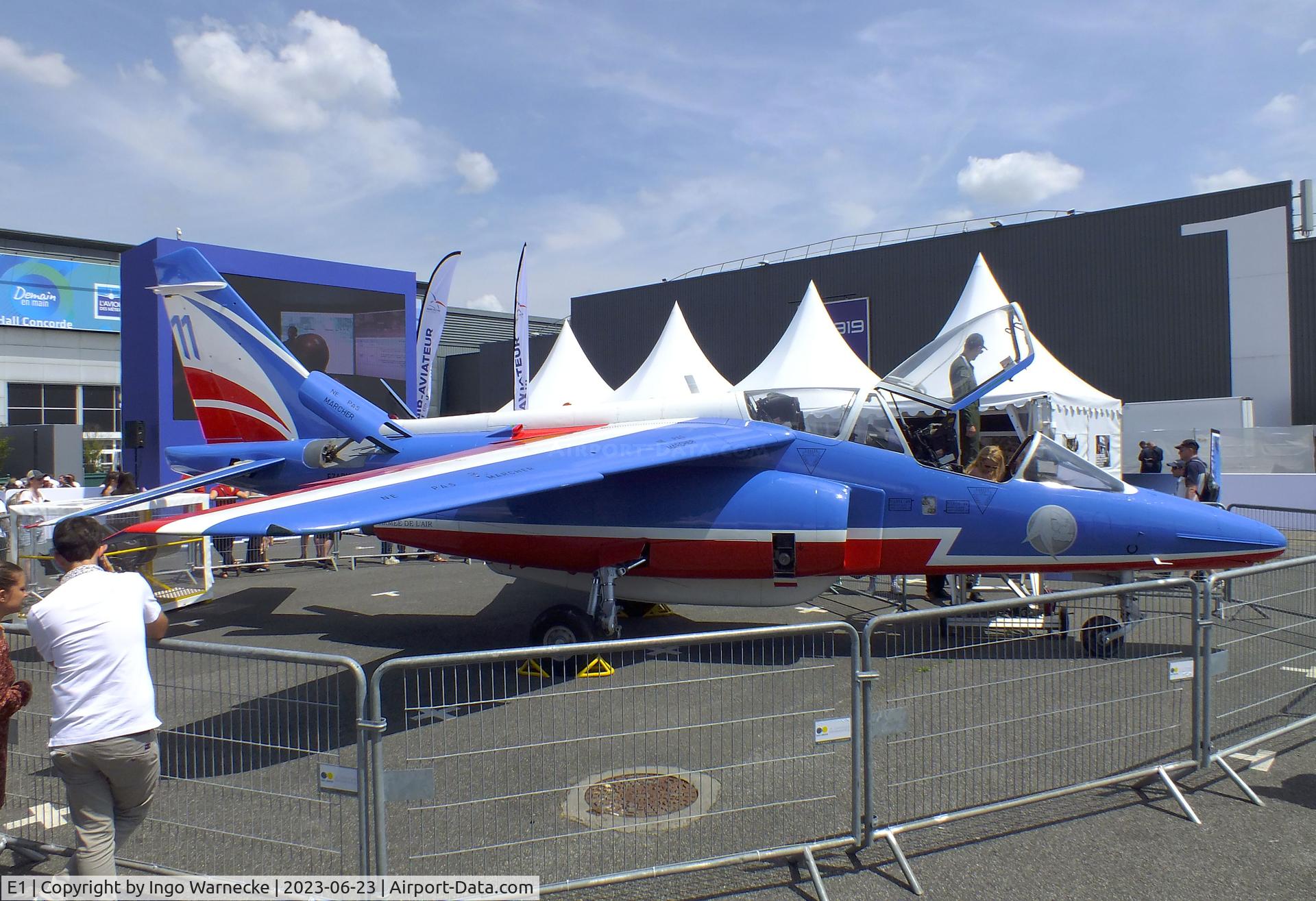 E1, 1977 Dassault-Dornier Alpha Jet E C/N E1, Dassault-Breguet/Dornier Alpha Jet E at the Aerosalon 2023, Paris
