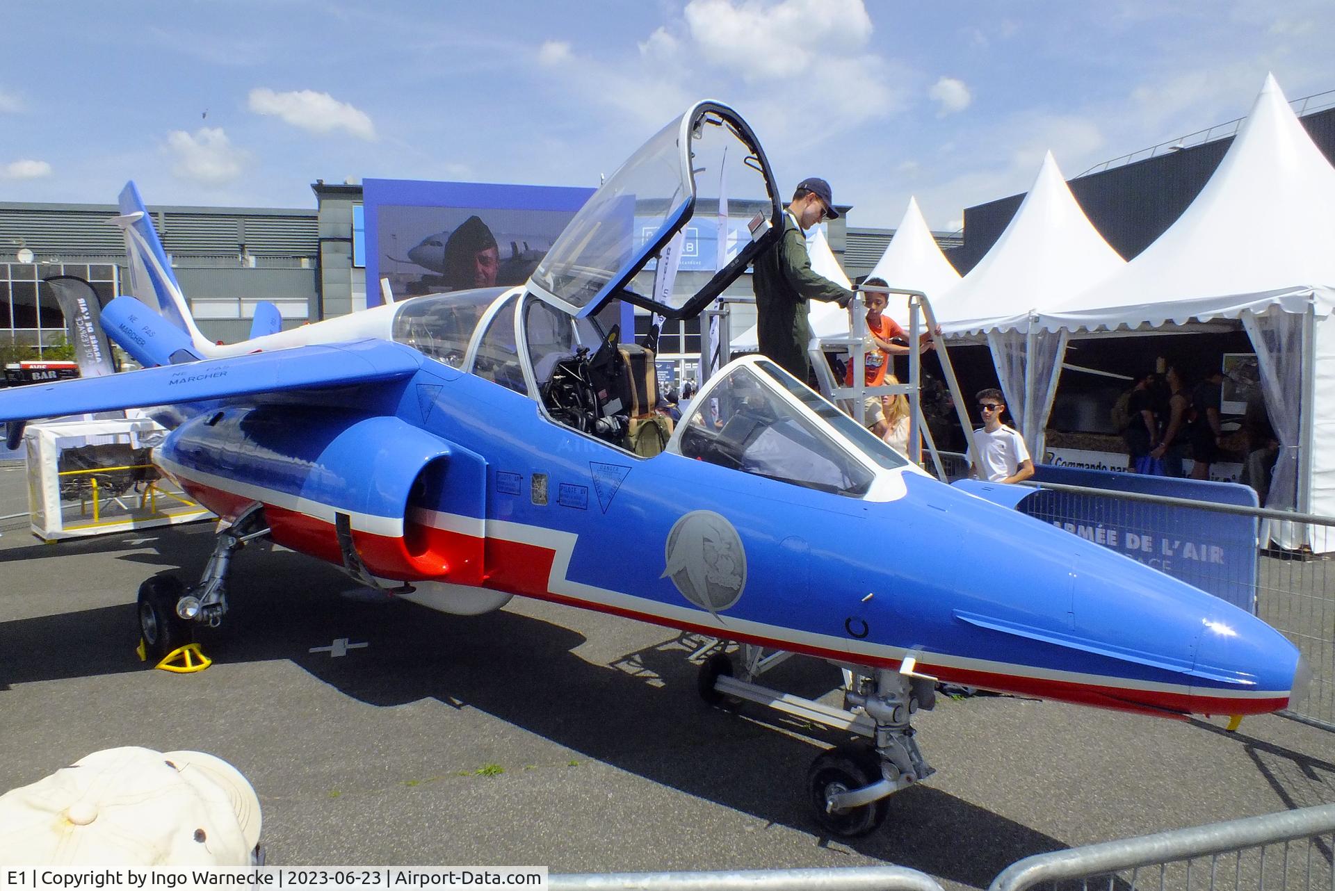 E1, 1977 Dassault-Dornier Alpha Jet E C/N E1, Dassault-Breguet/Dornier Alpha Jet E at the Aerosalon 2023, Paris