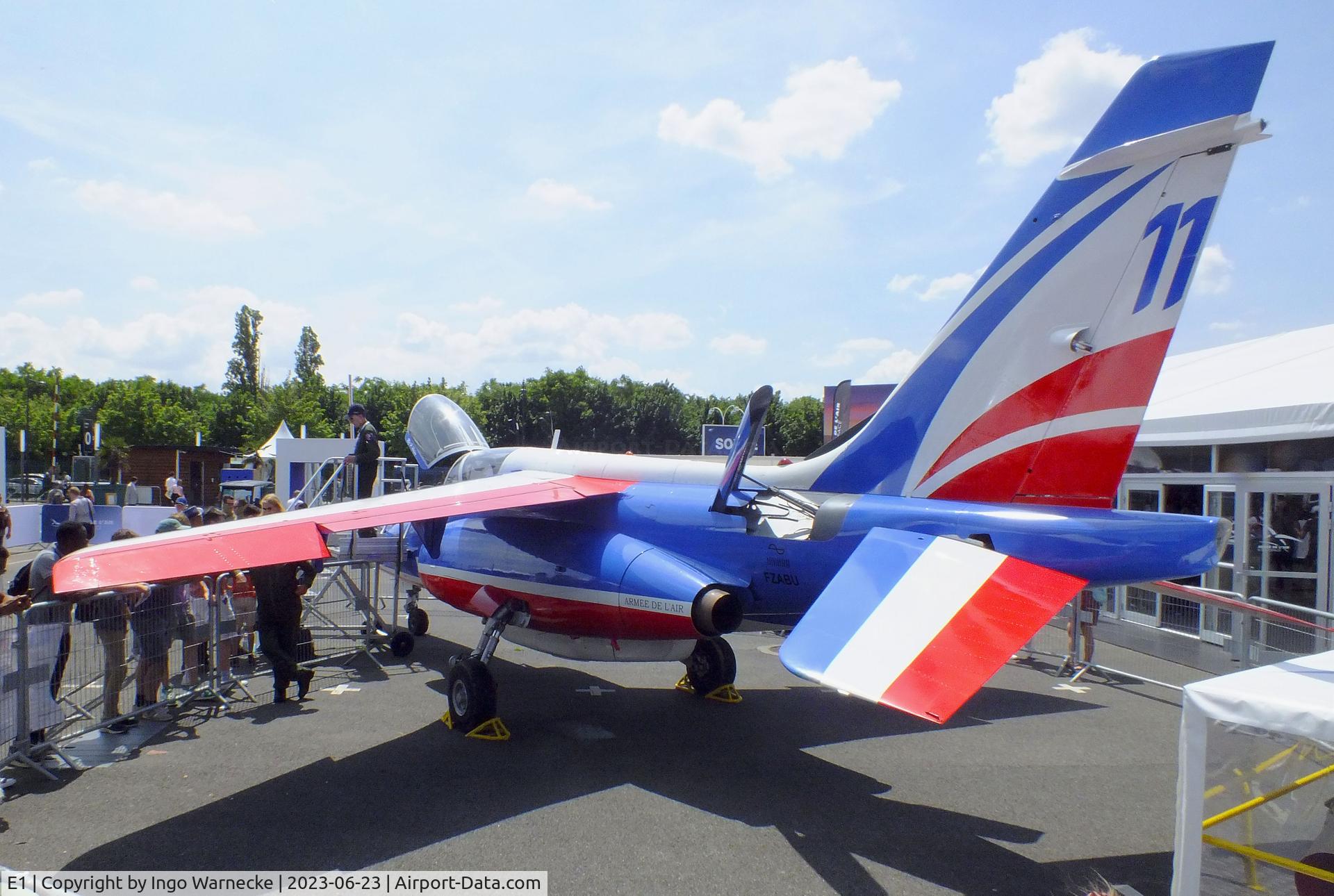 E1, 1977 Dassault-Dornier Alpha Jet E C/N E1, Dassault-Breguet/Dornier Alpha Jet E at the Aerosalon 2023, Paris