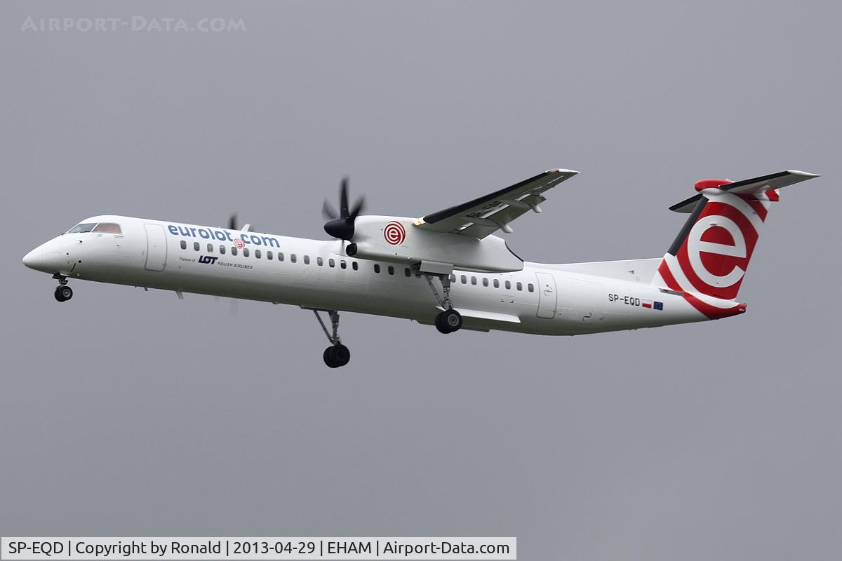 SP-EQD, 2012 De Havilland Canada DHC-8-402 Dash 8 C/N 4411, at spl