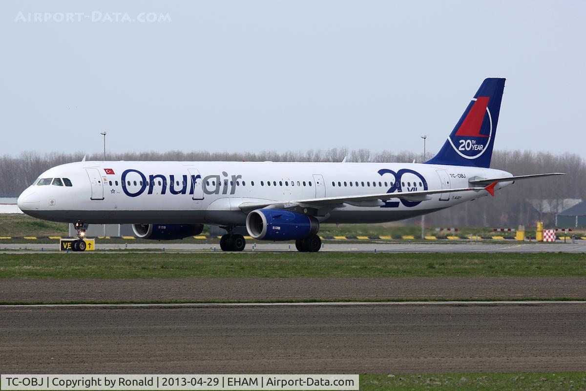TC-OBJ, 1998 Airbus A321-231 C/N 835, at spl