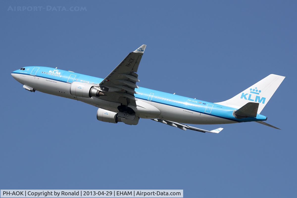 PH-AOK, 2007 Airbus A330-203 C/N 834, at spl