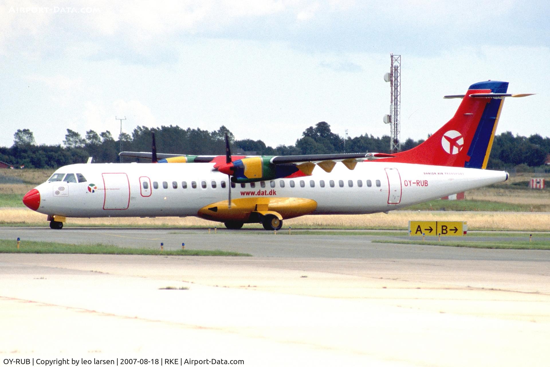 OY-RUB, 1992 ATR 72-202 C/N 301, Roskilde Air Show 18.8.2007