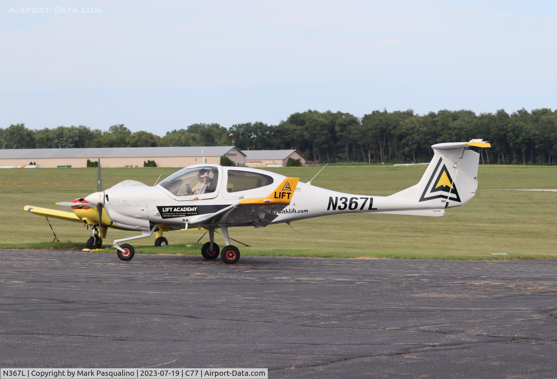 N367L, 2019 Diamond DA 40 NG C/N 40.NC075, Diamond DA 40 NG
