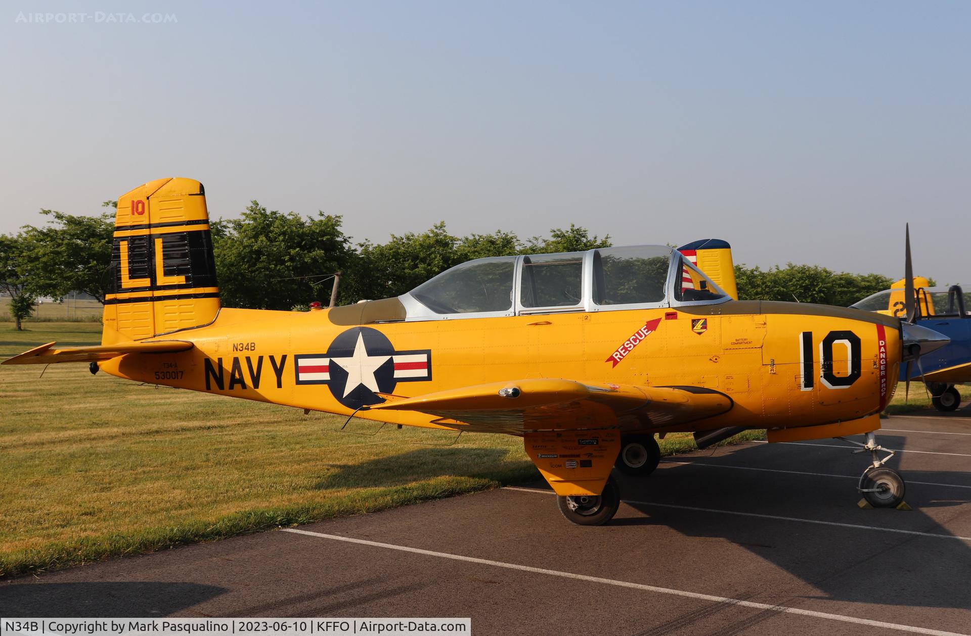 N34B, 1952 Beech B-45 C/N G-17, Beech T-34A