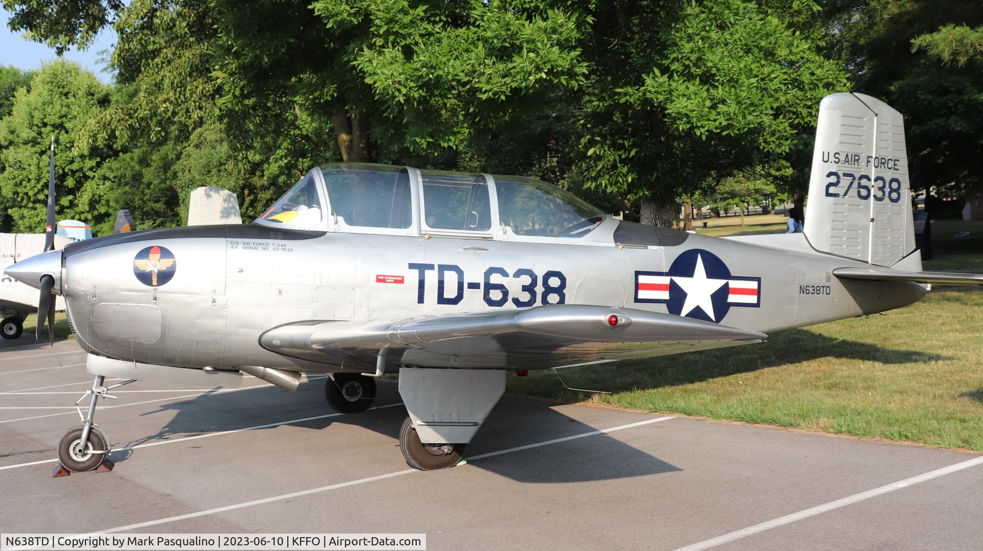 N638TD, 1953 Beech T-34A (A45) Mentor Mentor C/N G-286, Beech T-34A