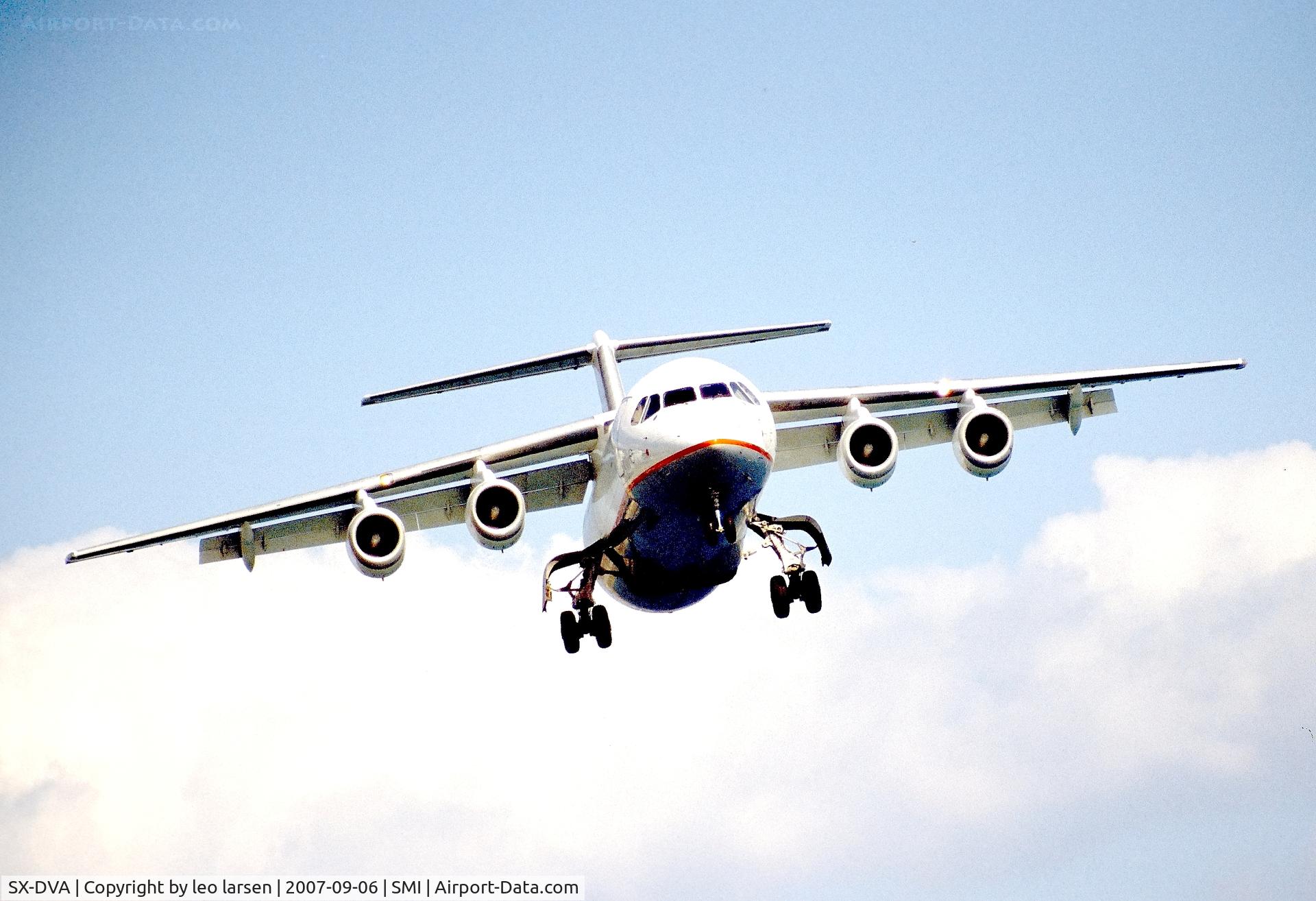 SX-DVA, 1998 British Aerospace Avro 146-RJ100 C/N E3341, Samos 6.9.2007