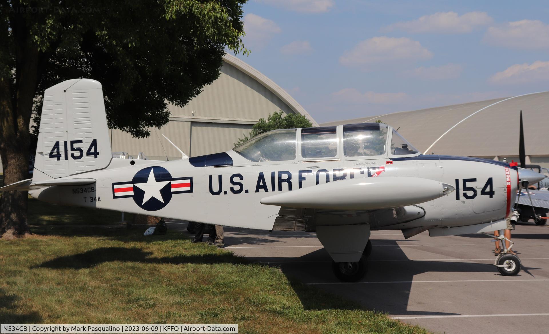 N534CB, 1953 Beech (CCF) T-34A (A45) Mentor C/N CCF34-123, Beech T-34A
