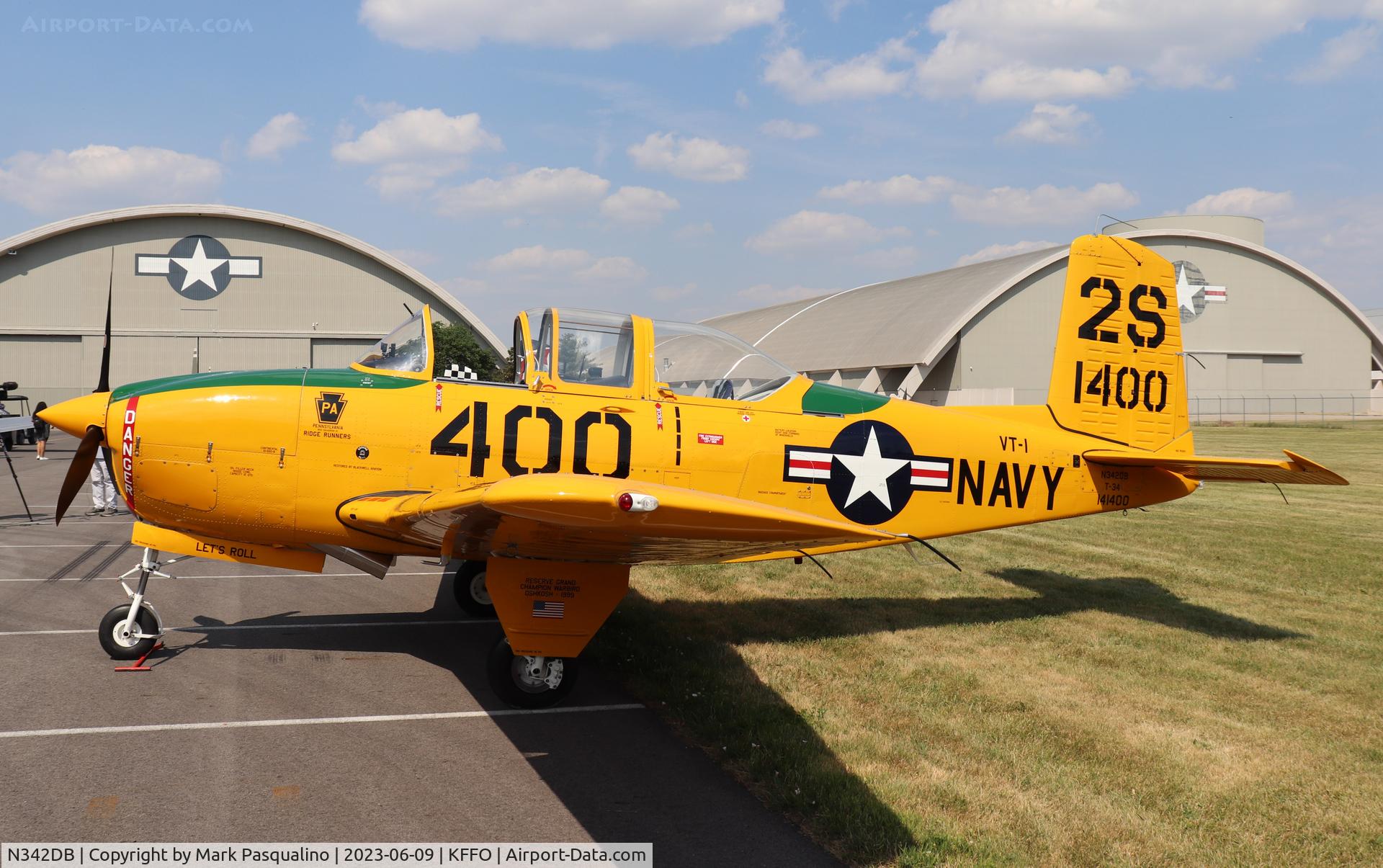 N342DB, 1999 Beech T-34A Mentor Mentor C/N G-107, Beech T-34A