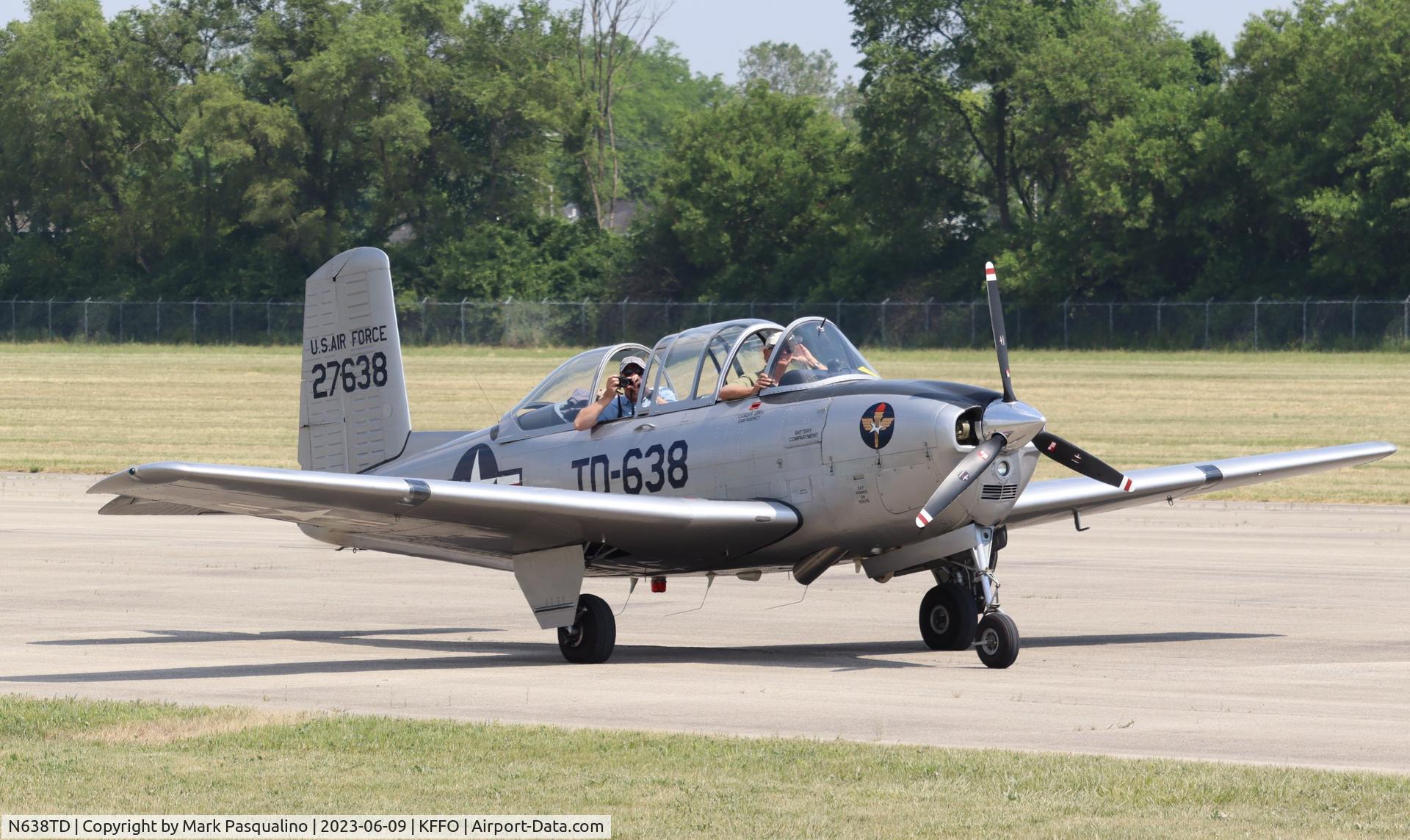 N638TD, 1953 Beech T-34A (A45) Mentor Mentor C/N G-286, Beech T-34A