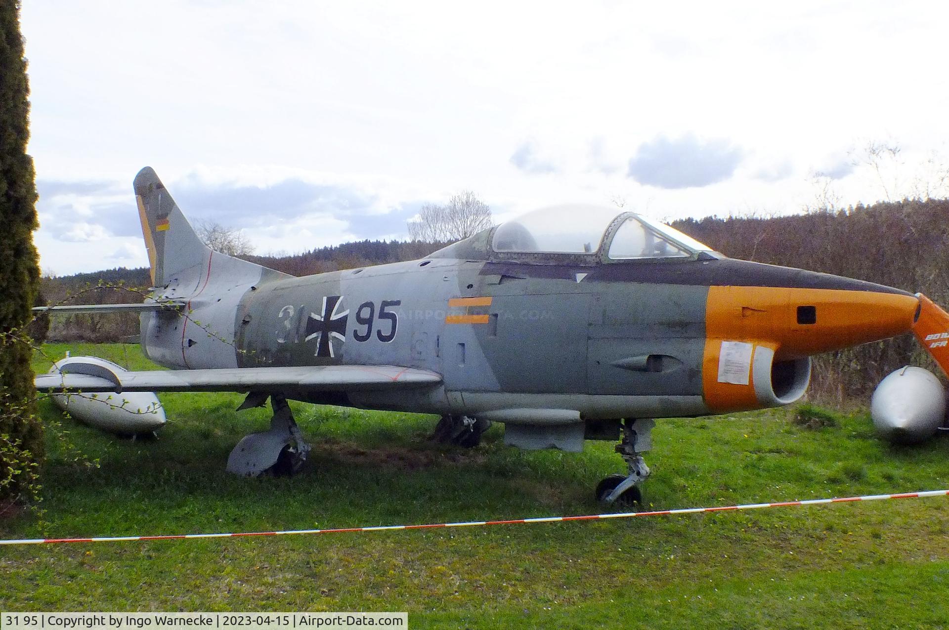 31 95, Fiat G-91R/3 C/N D463, FIAT G.91R/3 at the Internationales Luftfahrtmuseum, Schwenningen