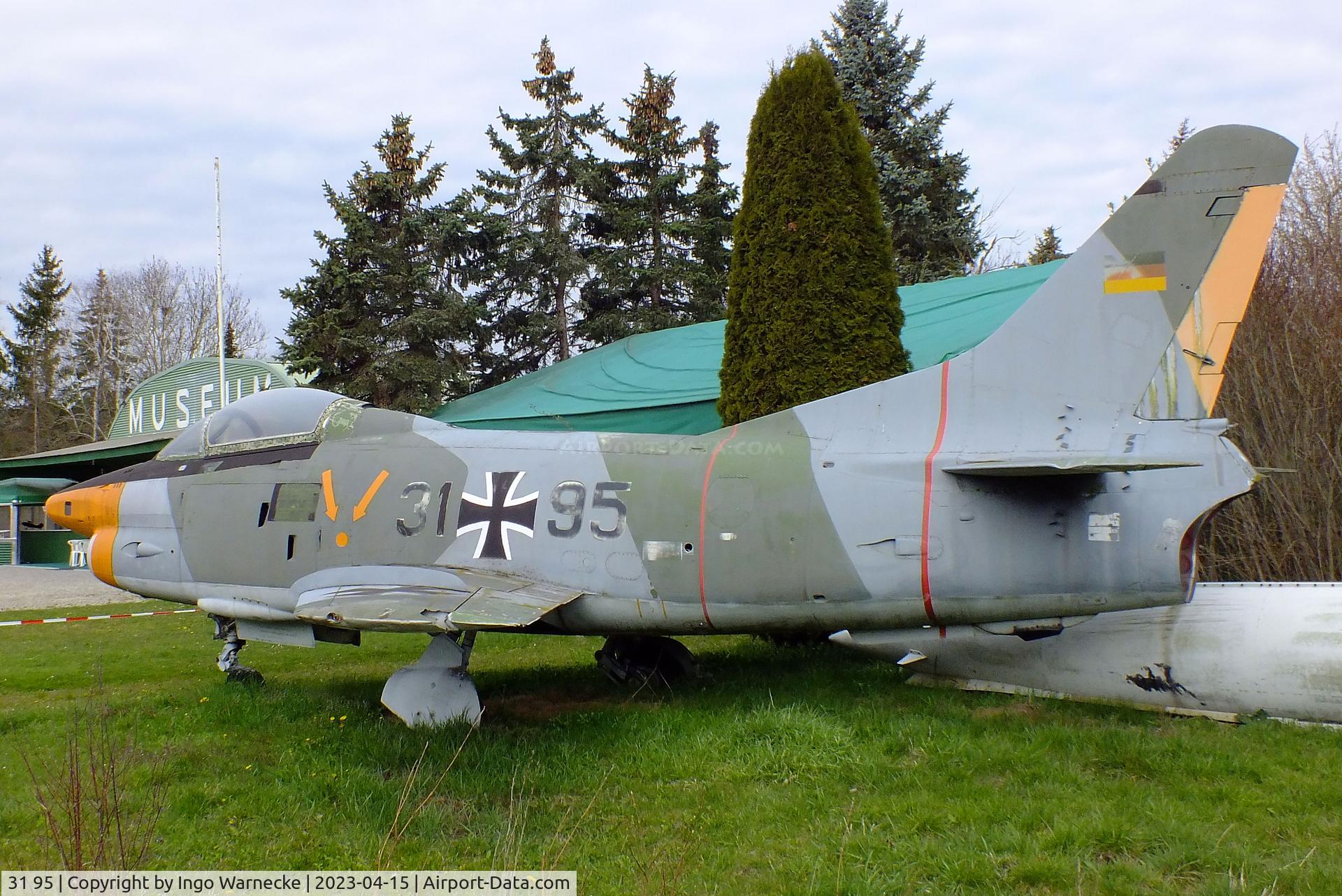 31 95, Fiat G-91R/3 C/N D463, FIAT G.91R/3 at the Internationales Luftfahrtmuseum, Schwenningen