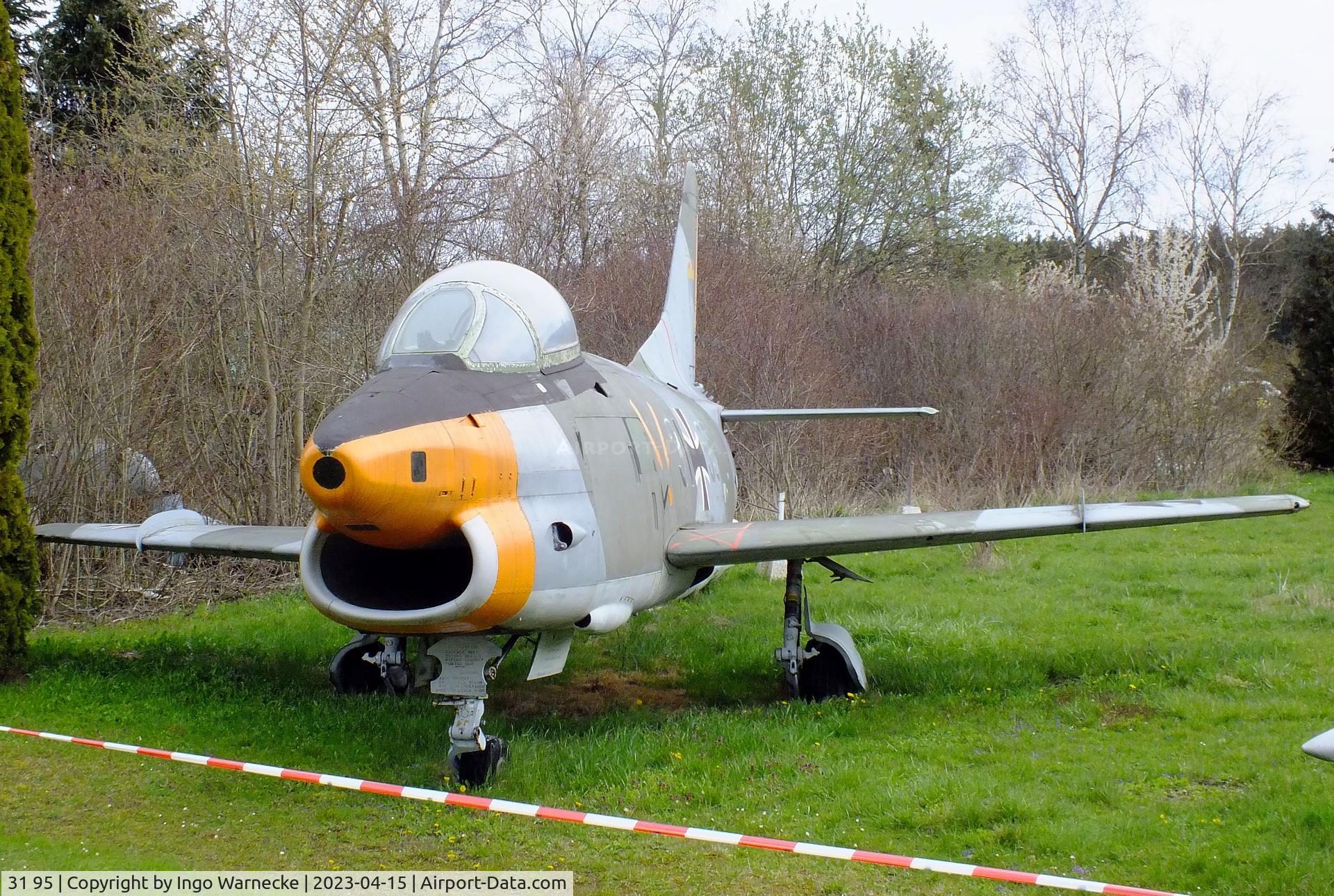 31 95, Fiat G-91R/3 C/N D463, FIAT G.91R/3 at the Internationales Luftfahrtmuseum, Schwenningen