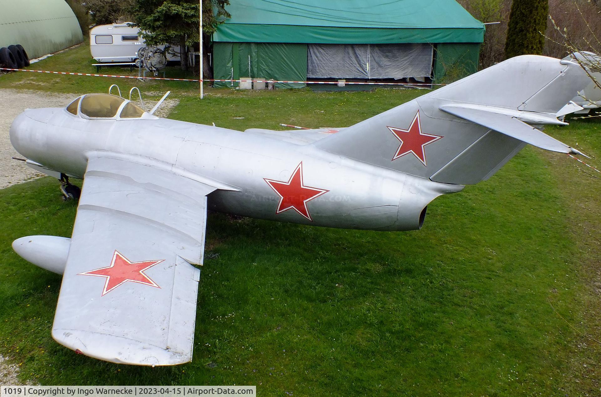 1019, PZL-Mielec Lim-2 (MiG-15bis) C/N 1B-01019, PZL-Mielec Lim-2 (Mig-15bis) FAGOT at the Internationales Luftfahrtmuseum, Schwenningen