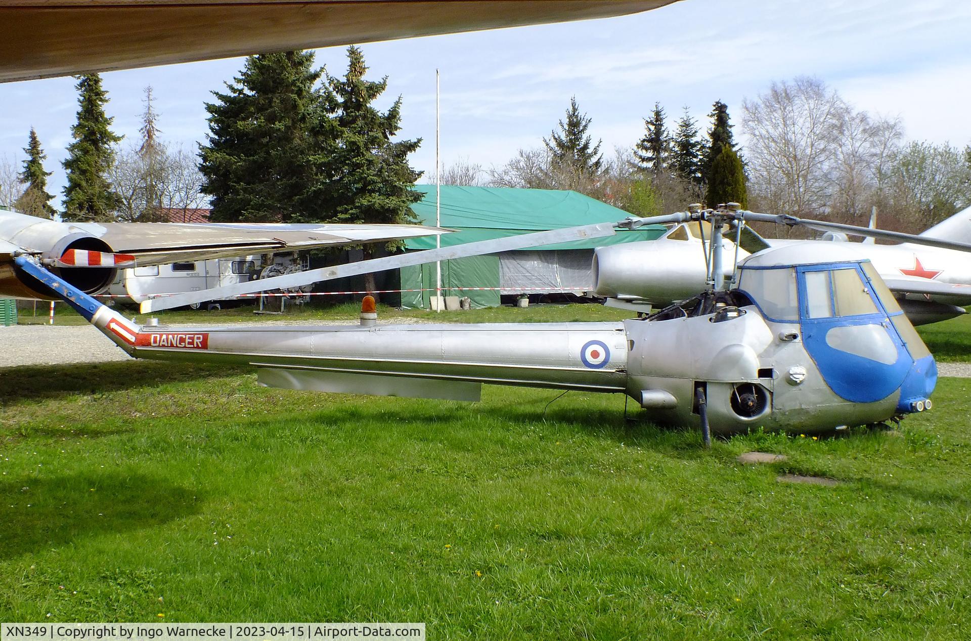 XN349, 1959 Saunders-Roe Skeeter AOP.12 C/N S2/7155, Saunders-Roe Skeeter AOP12 at the Internationales Luftfahrtmuseum, Schwenningen