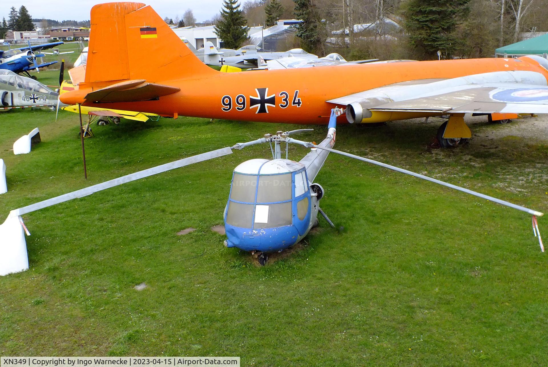 XN349, 1959 Saunders-Roe Skeeter AOP.12 C/N S2/7155, Saunders-Roe Skeeter AOP12 at the Internationales Luftfahrtmuseum, Schwenningen