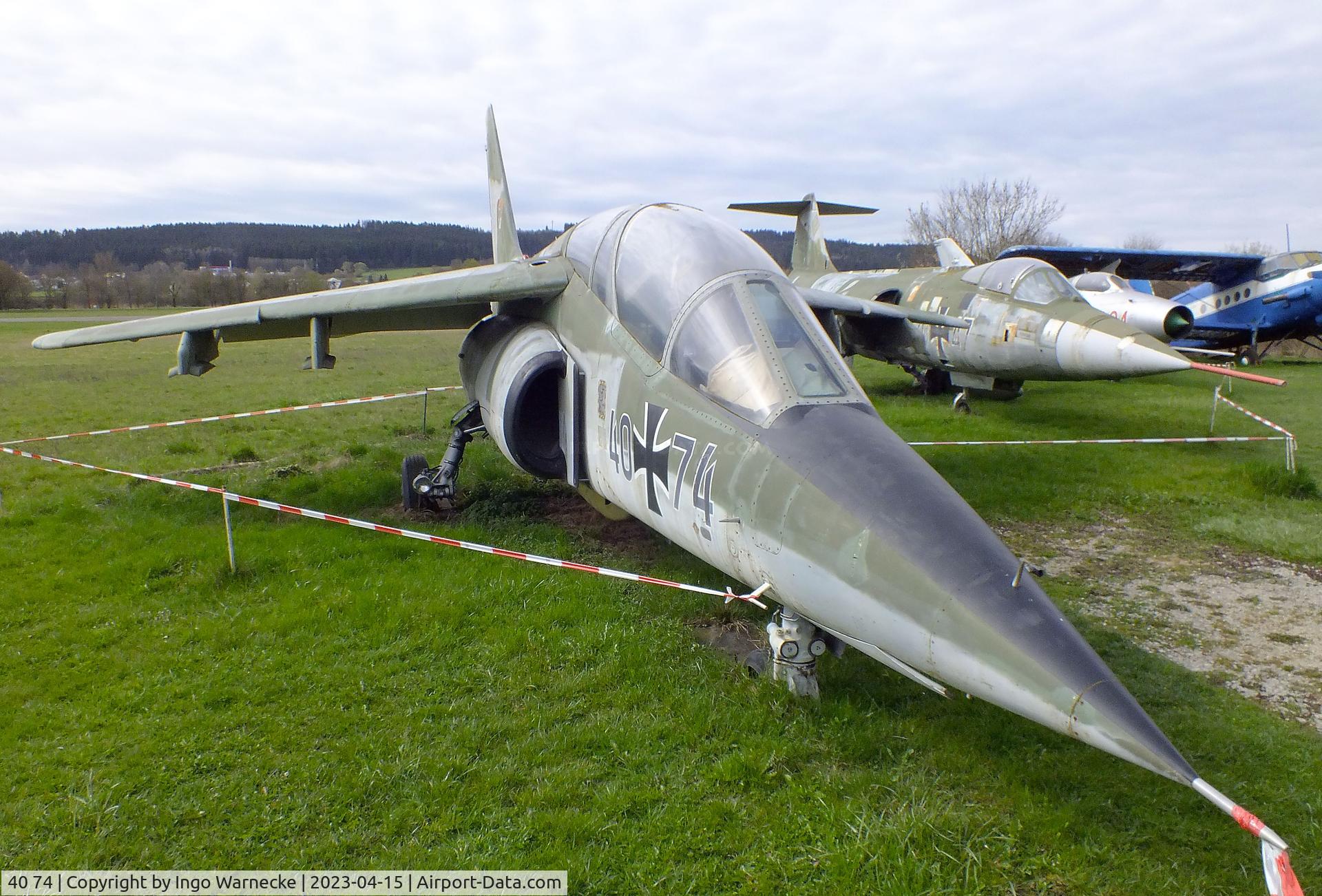 40 74, Dassault-Dornier Alpha Jet A C/N 0074, Dassault-Breguet/Dornier Alpha Jet A at the Internationales Luftfahrtmuseum, Schwenningen