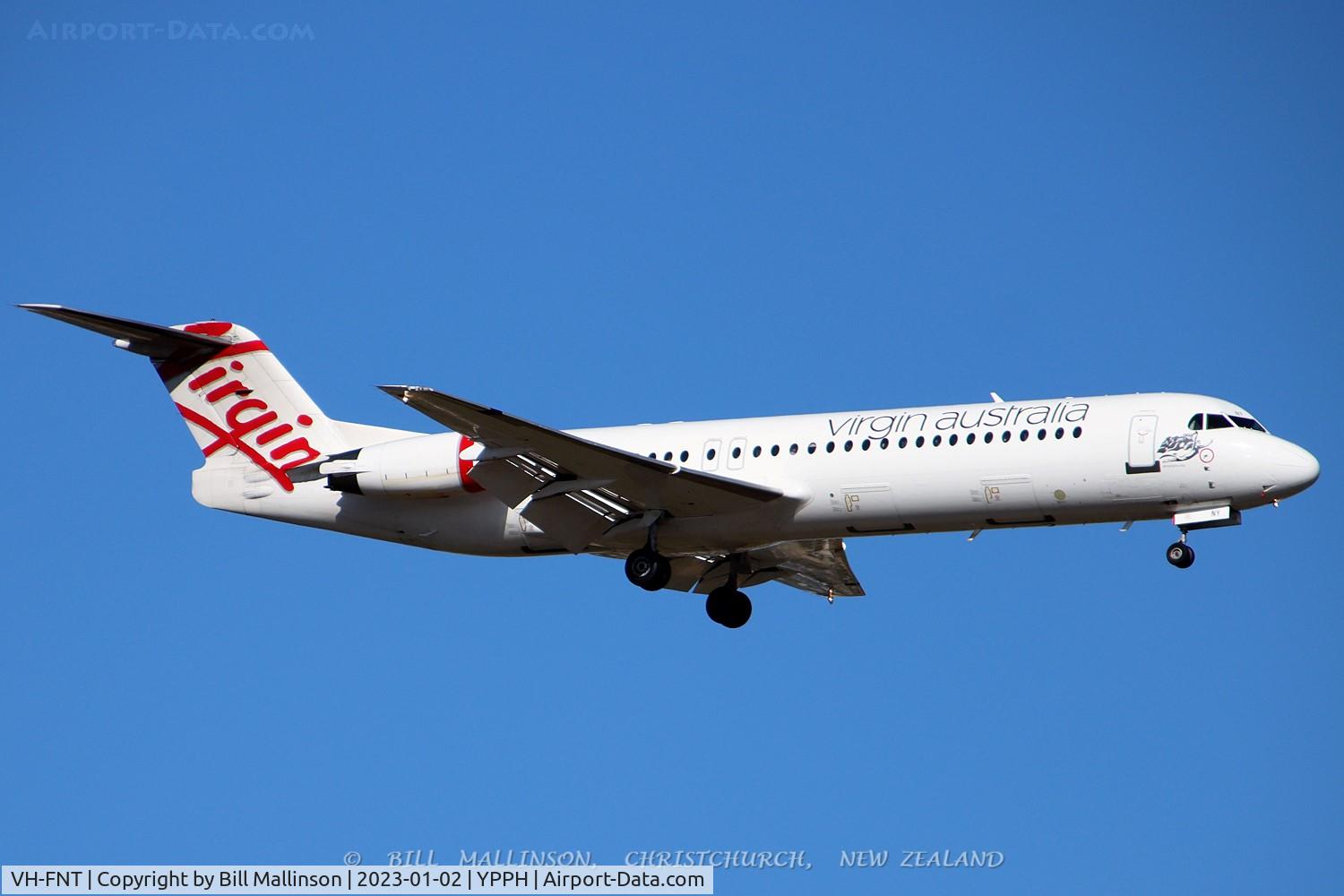 VH-FNT, 1995 Fokker 100 (F-28-0100) C/N 11461, READY FOR TWO ONE