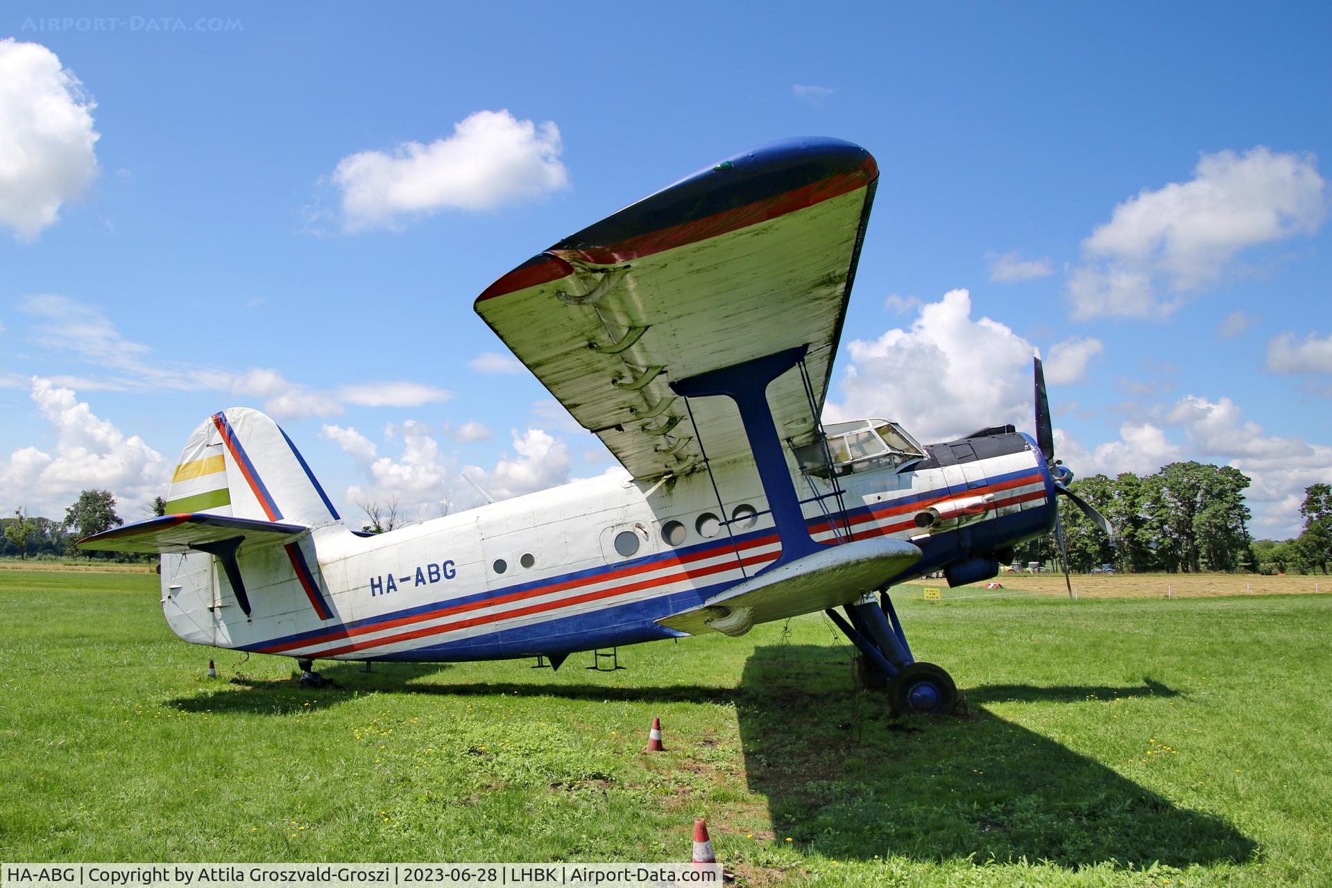 HA-ABG, 1973 PZL-Mielec An-2P C/N 1G151-13, LHBK - Balatonkeresztúr Airport, Hungary