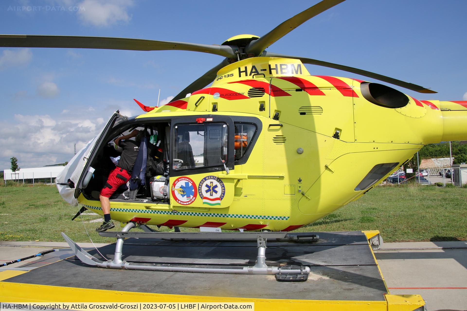 HA-HBM, 2007 Eurocopter EC-135P-2+ C/N 0586, LHBF - Balatonfüred aerial ambulance base