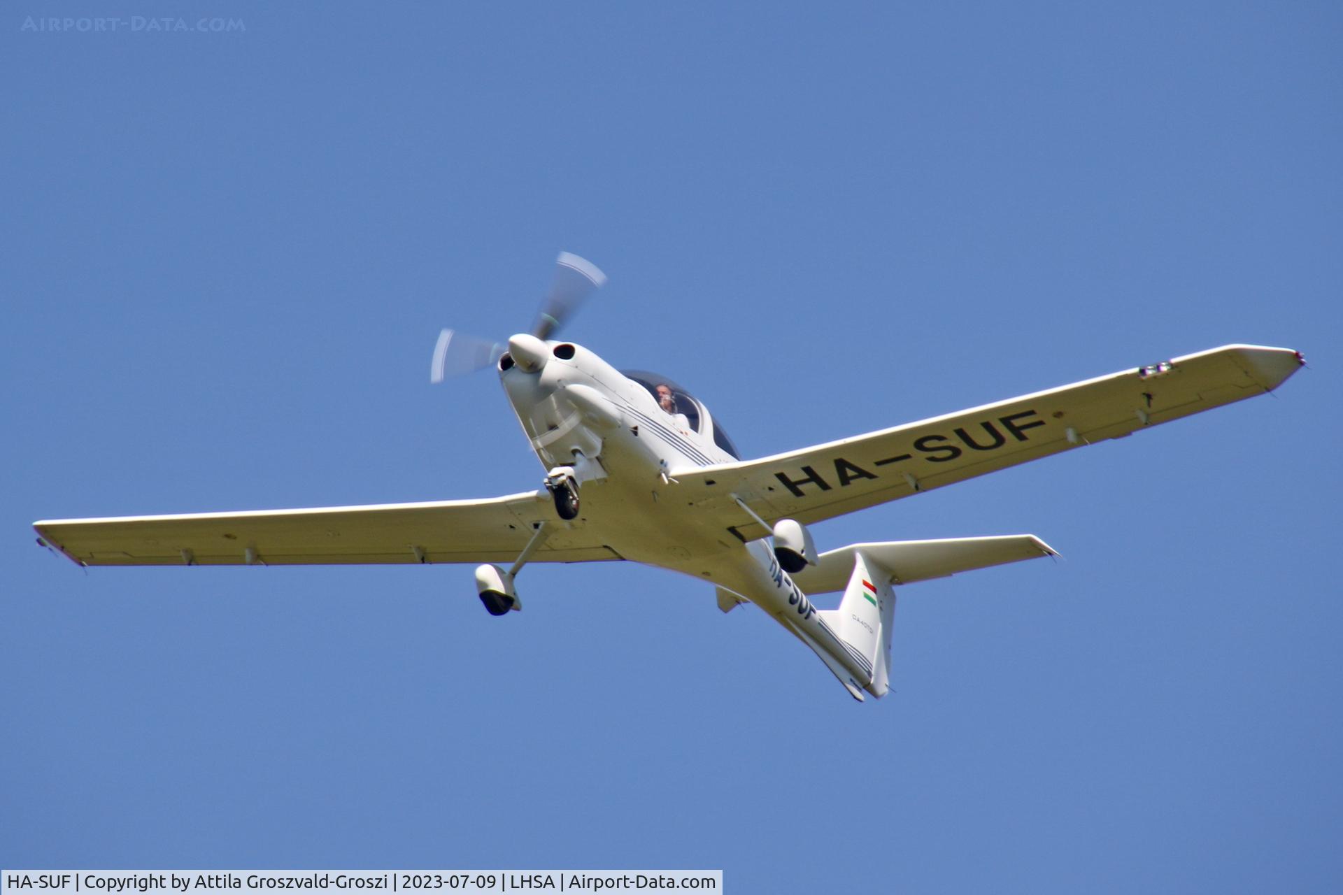 HA-SUF, 2003 Diamond DA-40DTDI Diamond Star C/N D4.011, LHSA - in the airspace of Szentkirályszabadja airport, Hungary