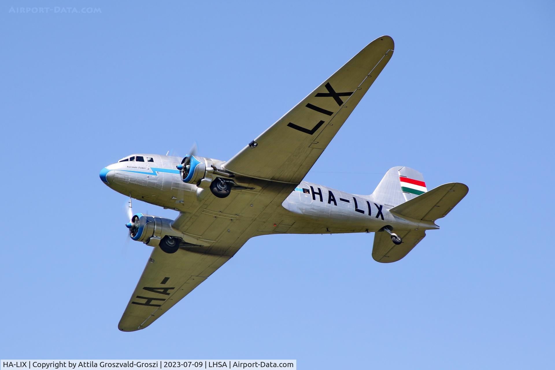 HA-LIX, 1949 Lisunov Li-2T Cab C/N 18433209, LHSA - in the airspace of Szentkirályszabadja airport, Hungary