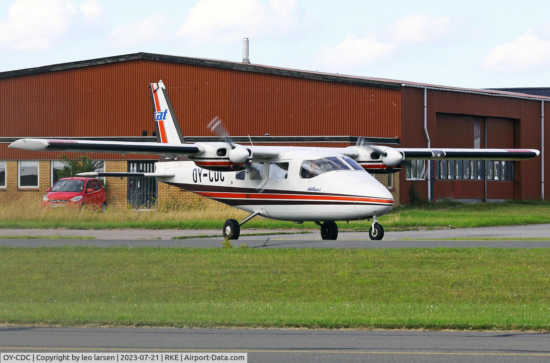 OY-CDC, 1980 Partenavia P-68C C/N 211, Roskilde 21.7.2023